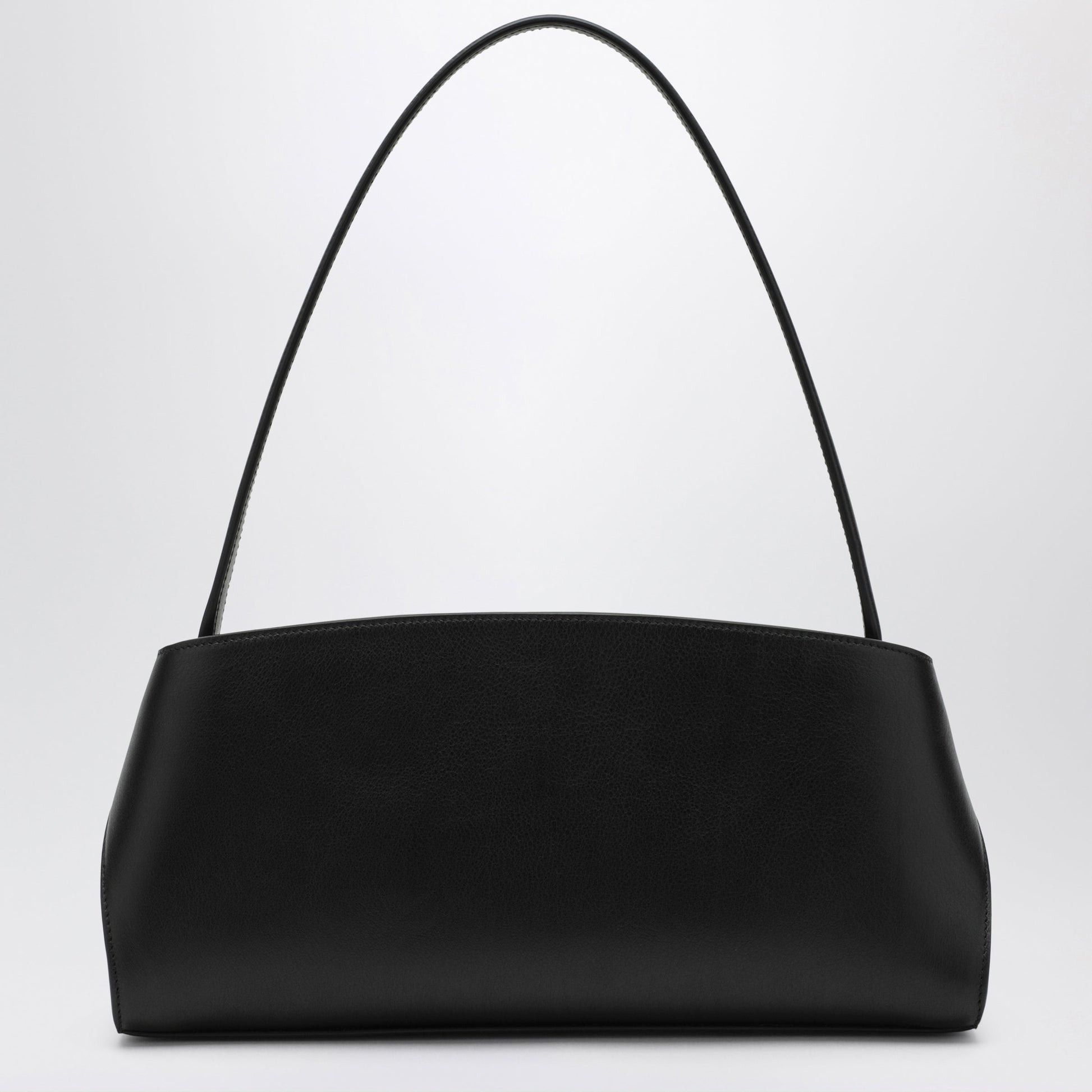 Ferragamo Hug East-West Black/Burgundy Calfskin Shoulder Bag Women FERRAGAMO