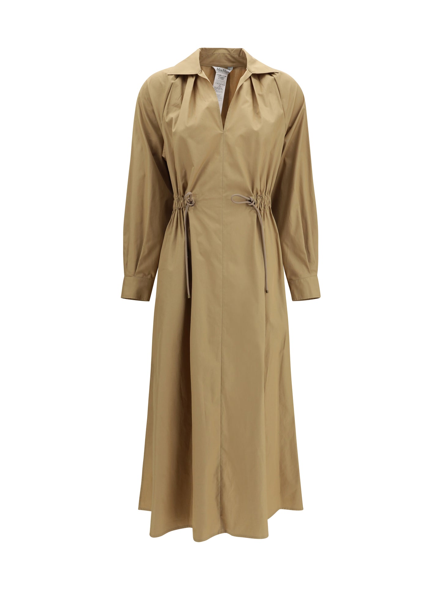 Max Mara Women Pedaggi Midi Dress In Cotton Poplin MAX MARA