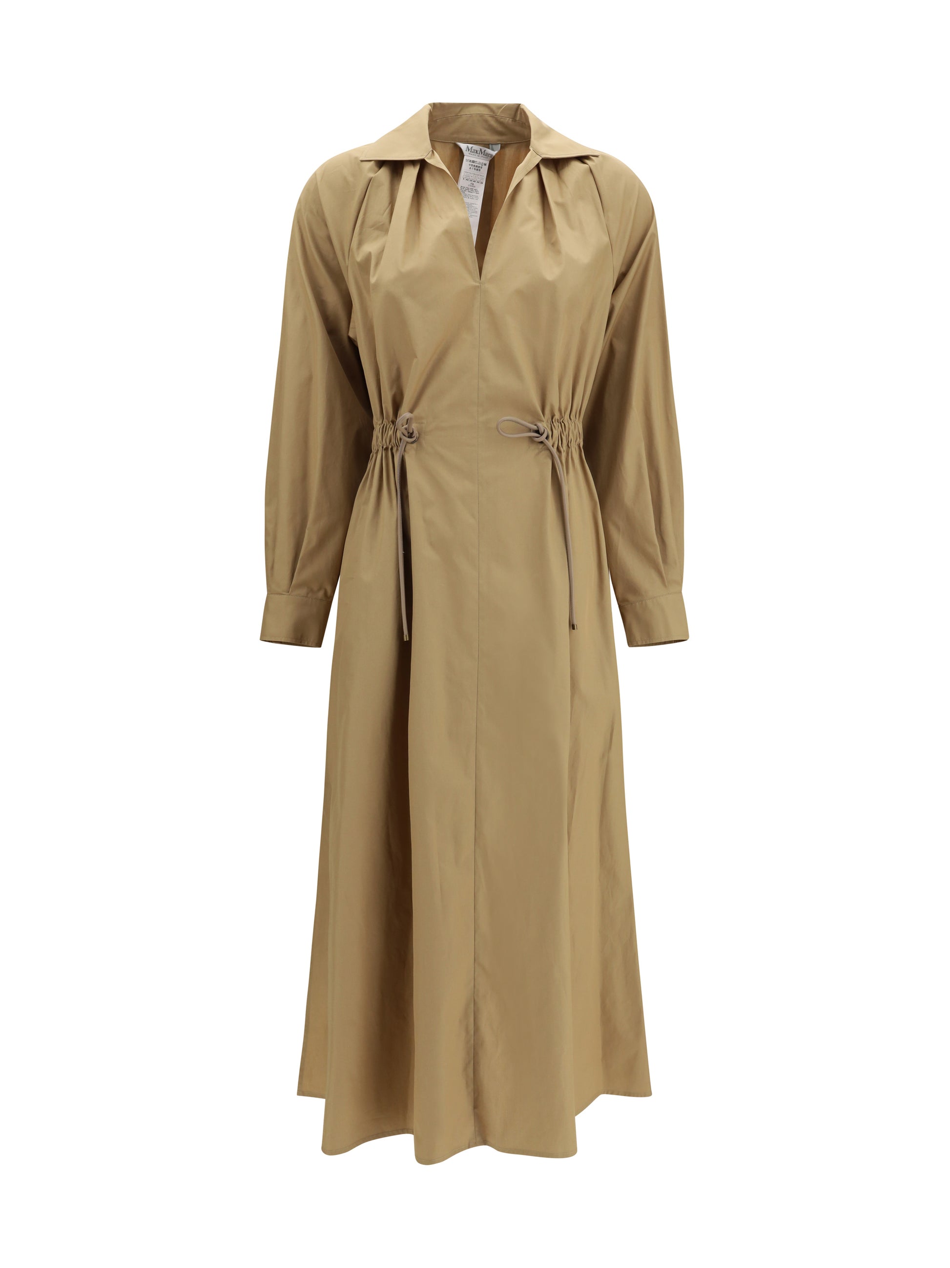 Max Mara Women Pedaggi Midi Dress In Cotton Poplin MAX MARA