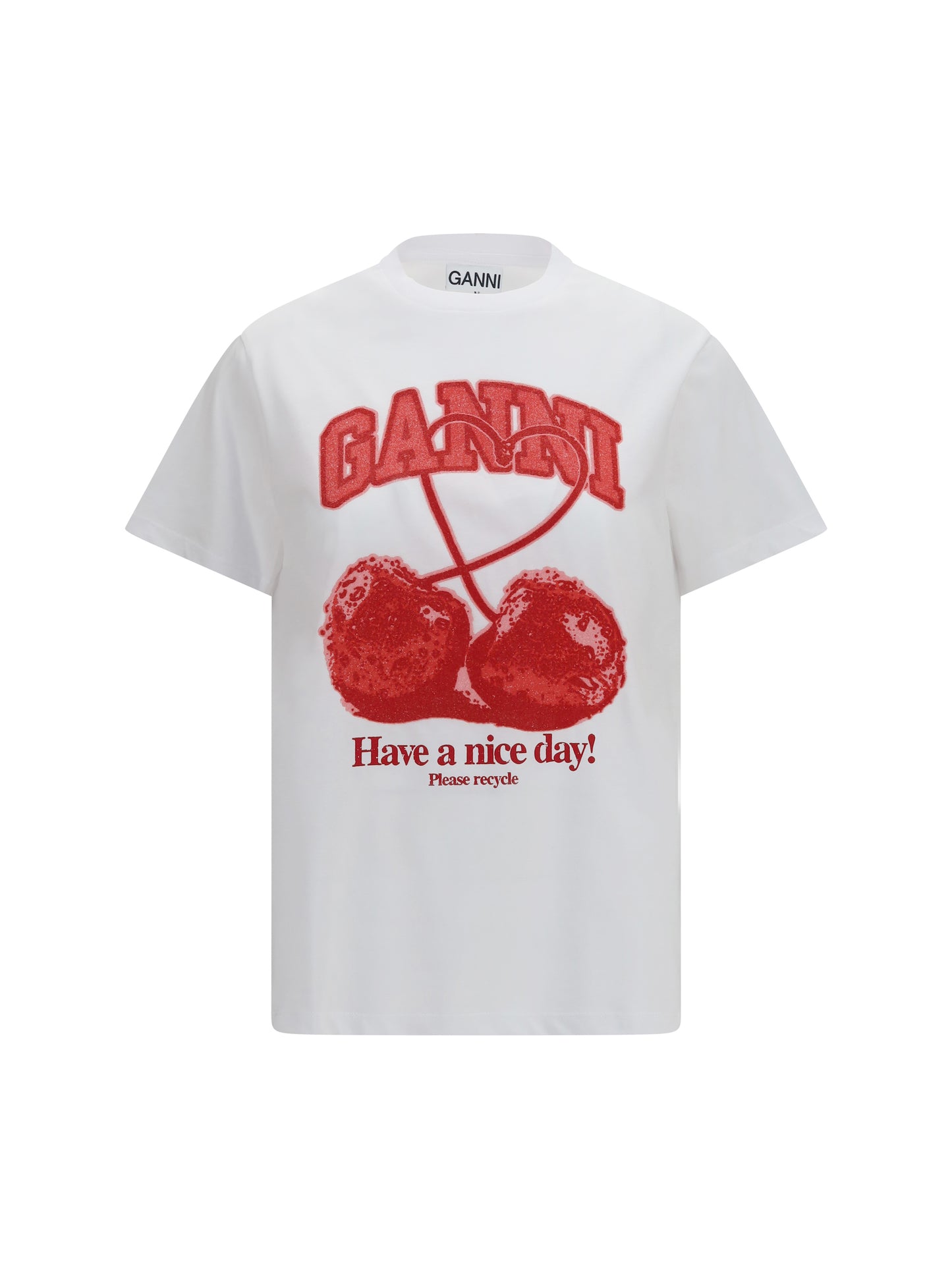 Ganni Women Cherry T-Shirt GANNI