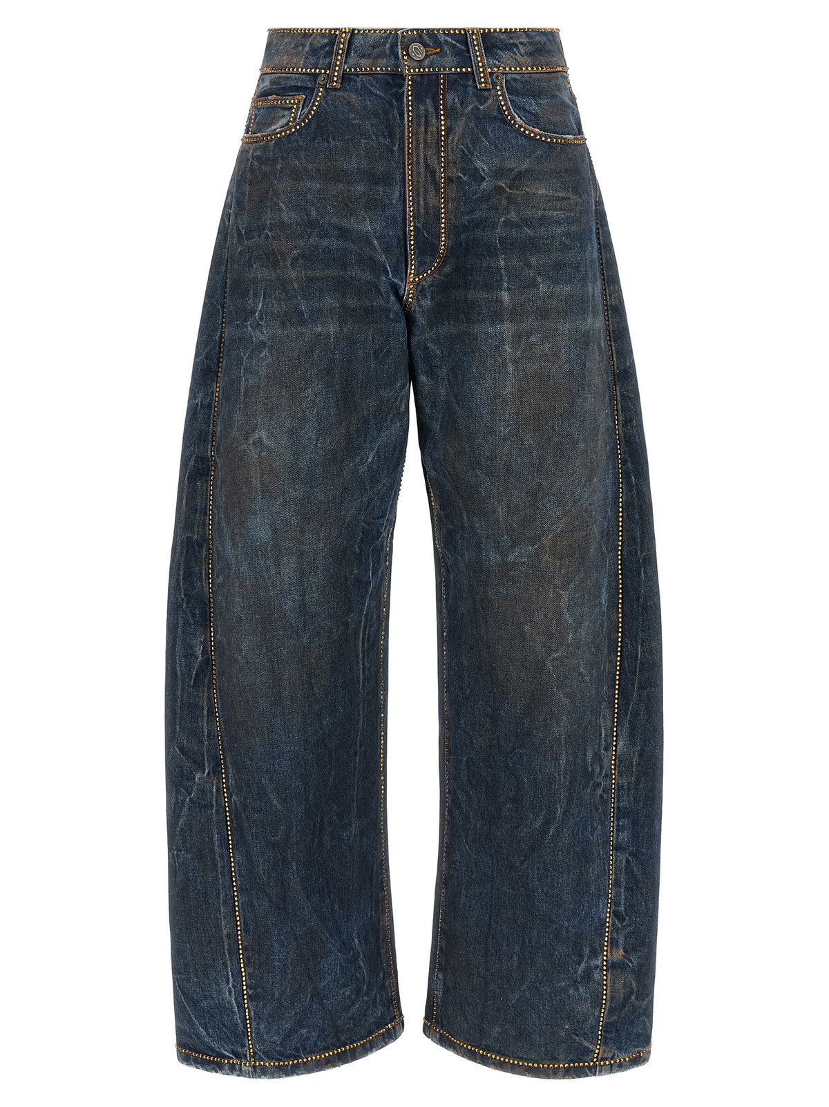 Giuseppe Di Morabito Women Rhinestone Jeans GIUSEPPE DI MORABITO