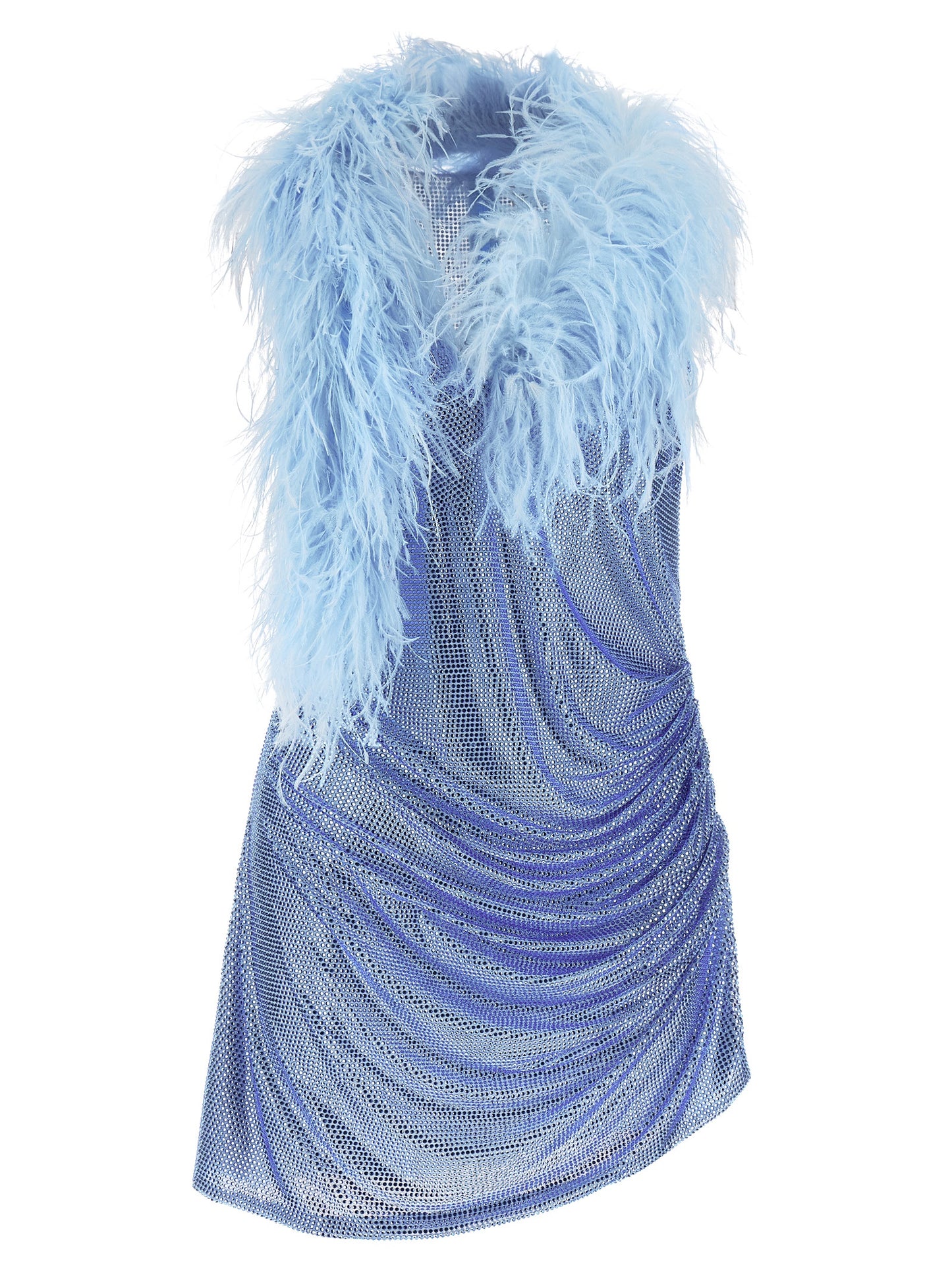 Giuseppe Di Morabito Women Dress With Removable Crystals And Feathers GIUSEPPE DI MORABITO