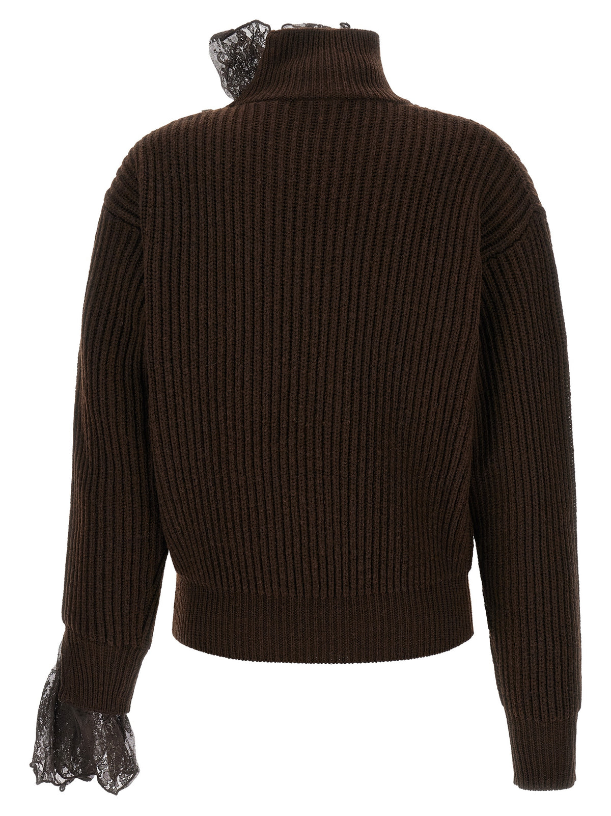 Giuseppe Di Morabito Women Ribbed Lace Sweater GIUSEPPE DI MORABITO