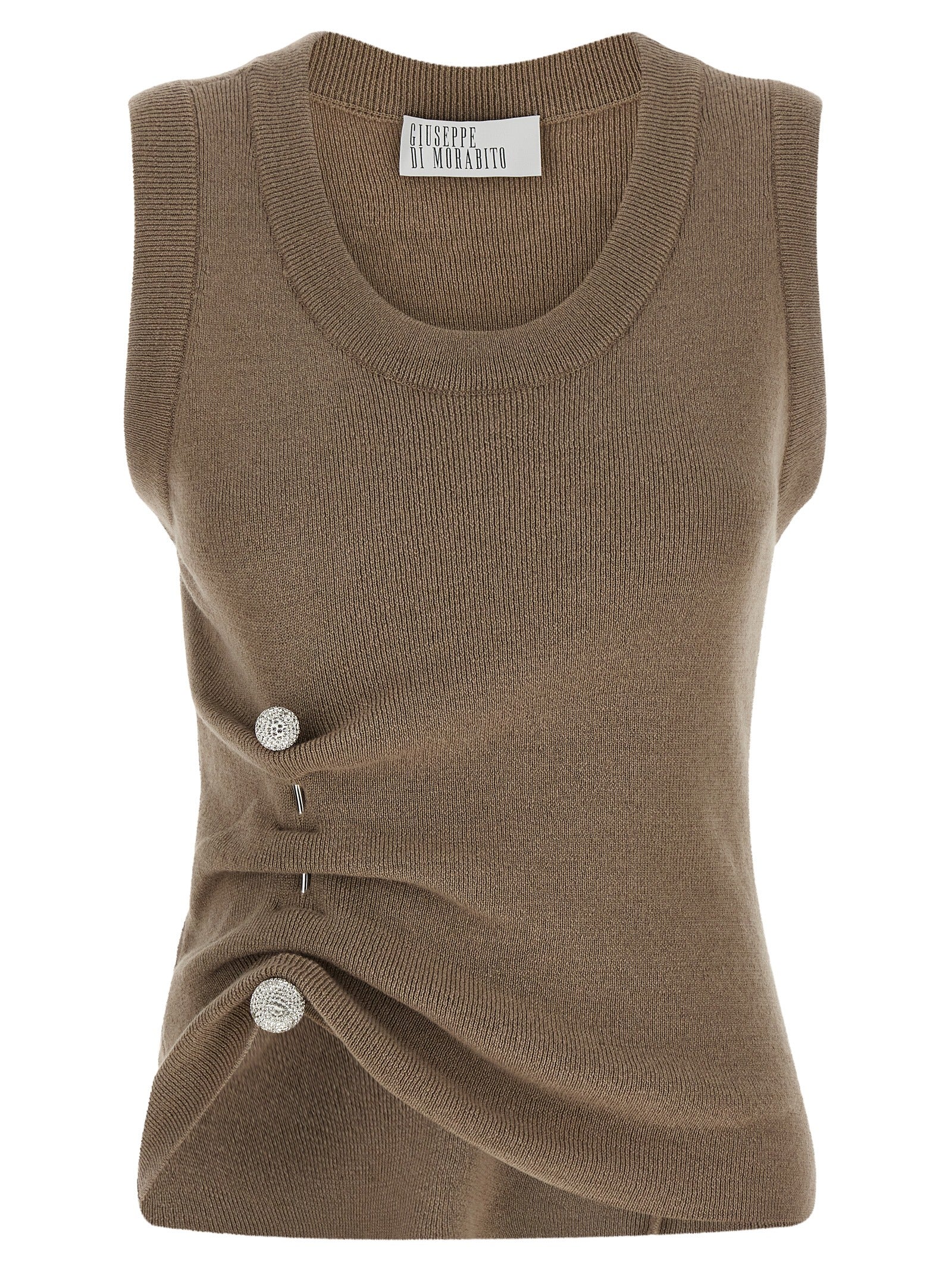 Giuseppe Di Morabito Women Jewel Brooch Top GIUSEPPE DI MORABITO