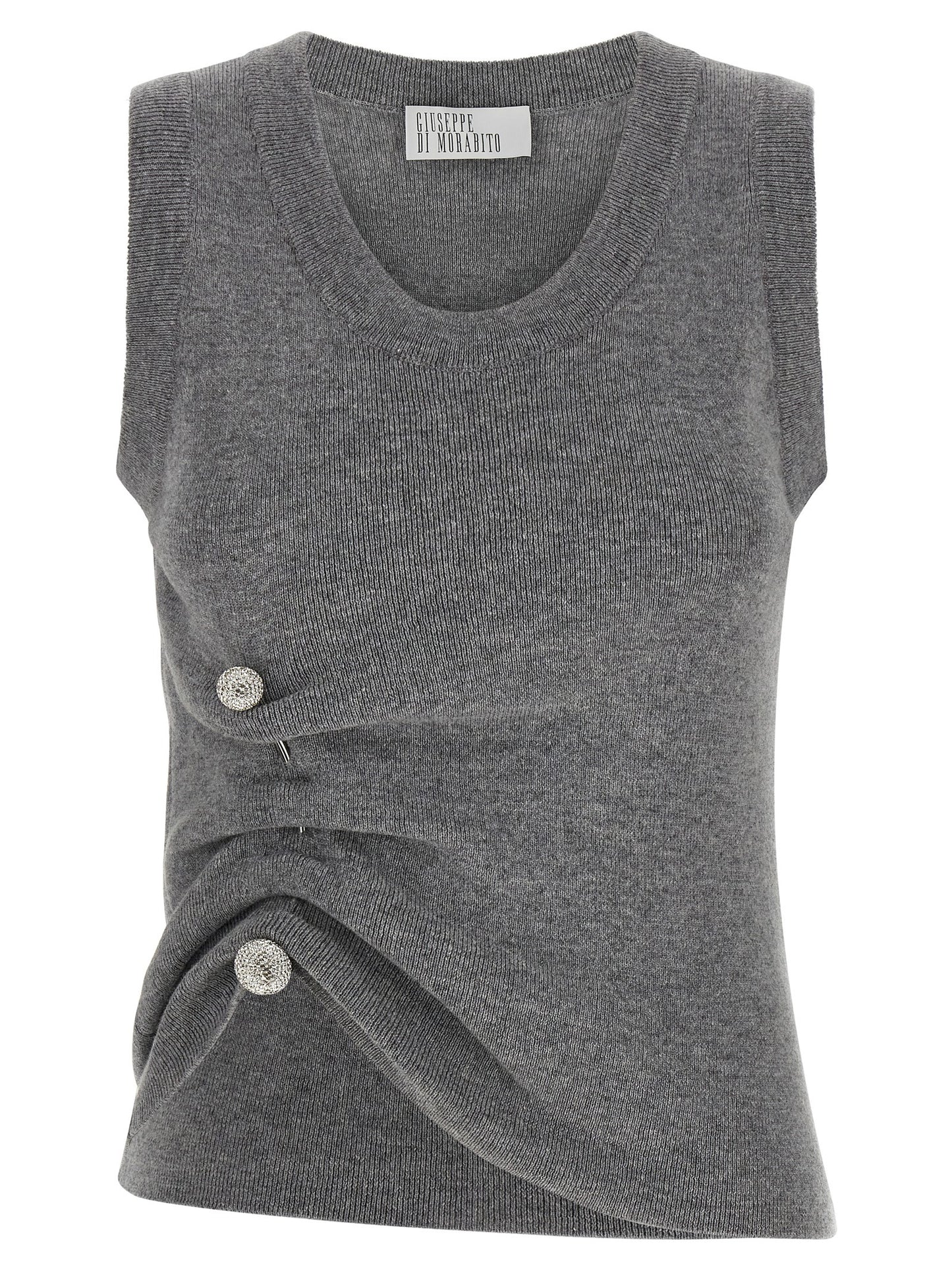 Giuseppe Di Morabito Women Jewel Brooch Top GIUSEPPE DI MORABITO