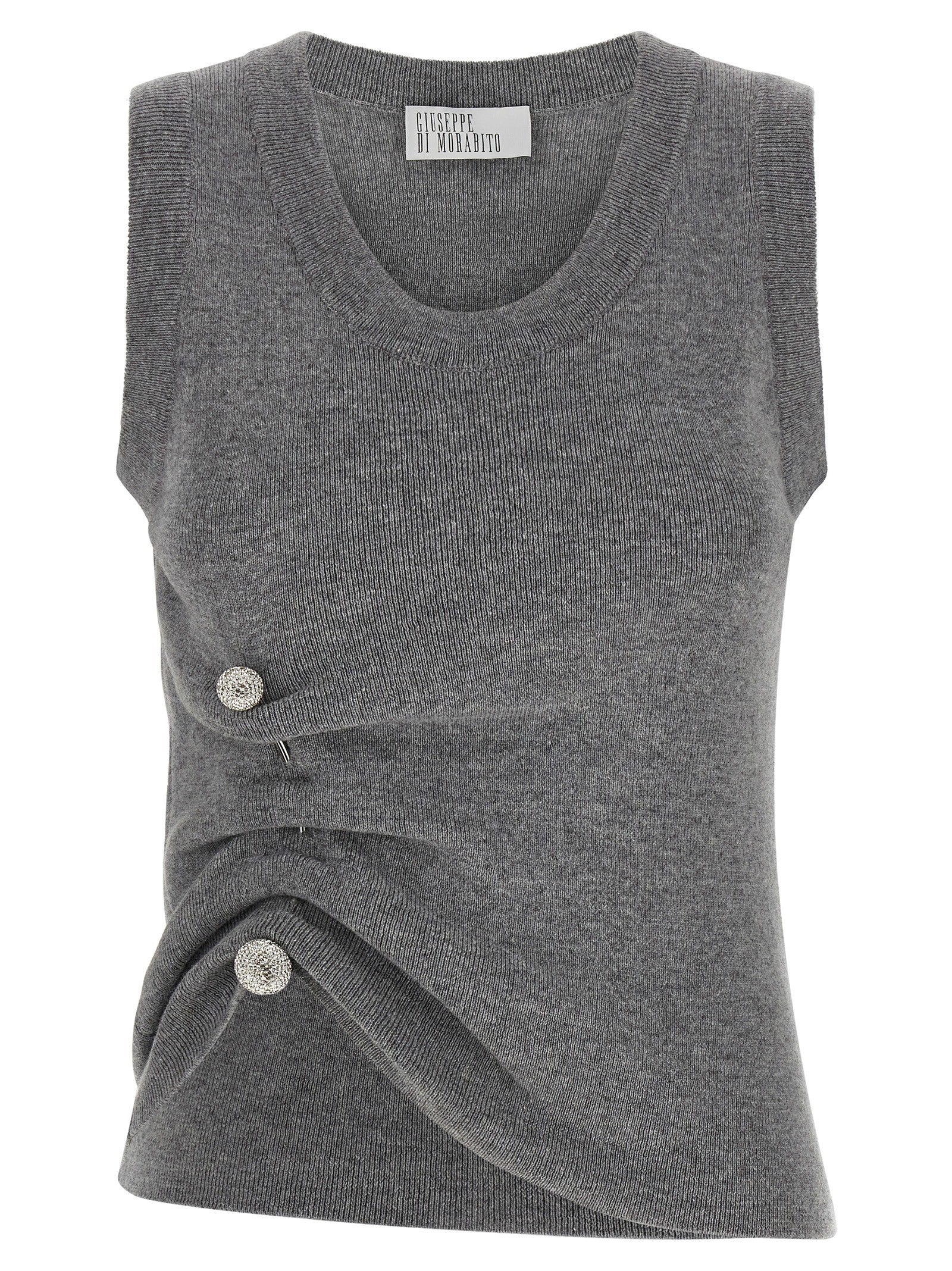Giuseppe Di Morabito Women Jewel Brooch Top GIUSEPPE DI MORABITO