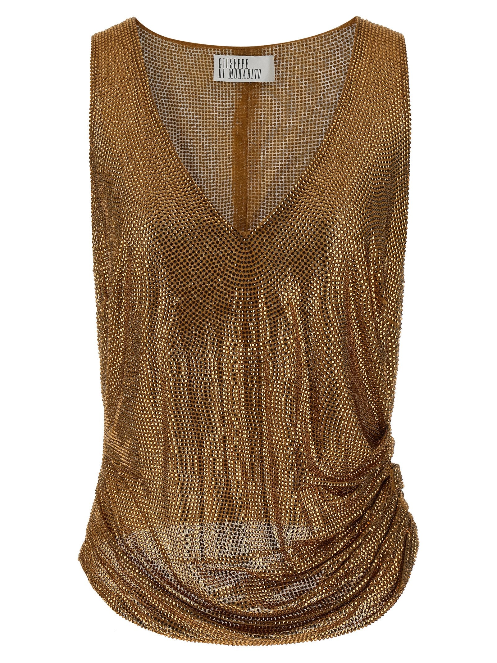 Giuseppe Di Morabito Women Mesh And Feather Top GIUSEPPE DI MORABITO