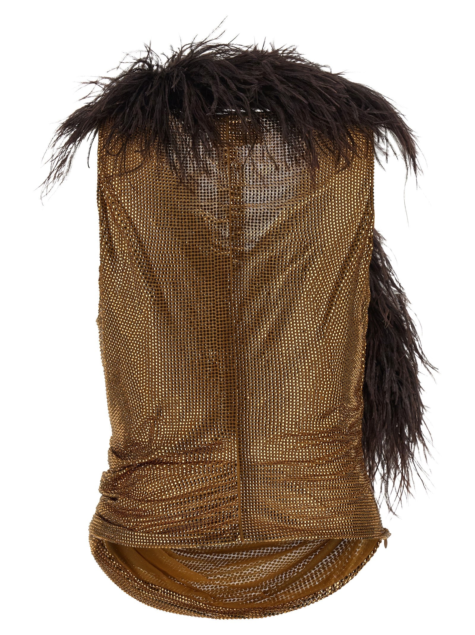 Giuseppe Di Morabito Women Mesh And Feather Top GIUSEPPE DI MORABITO