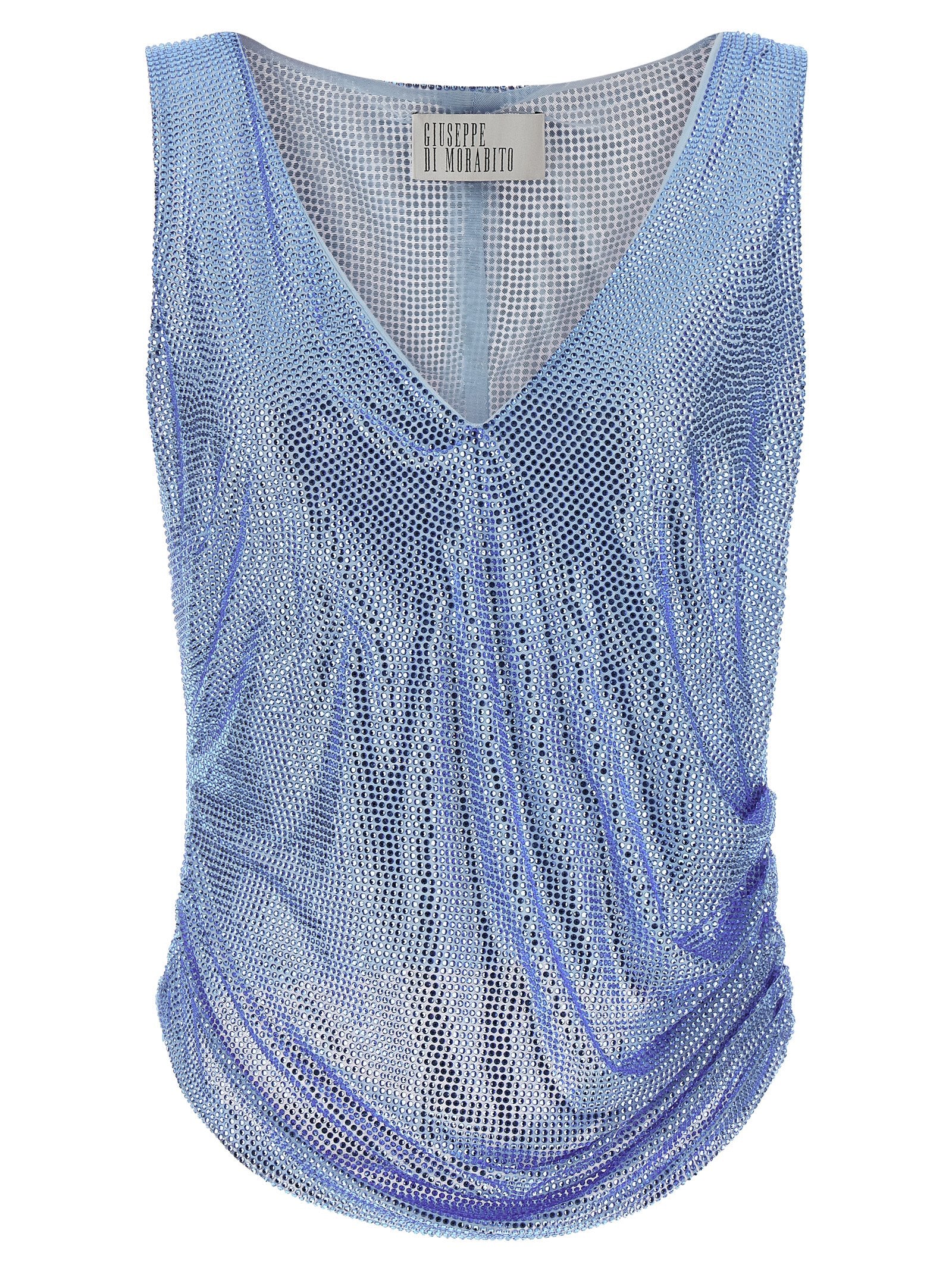 Giuseppe Di Morabito Women Mesh And Feather Top GIUSEPPE DI MORABITO