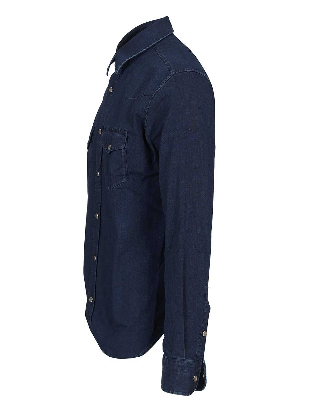Tom Ford Men Lightweight Denim Western Shirt TOM FORD