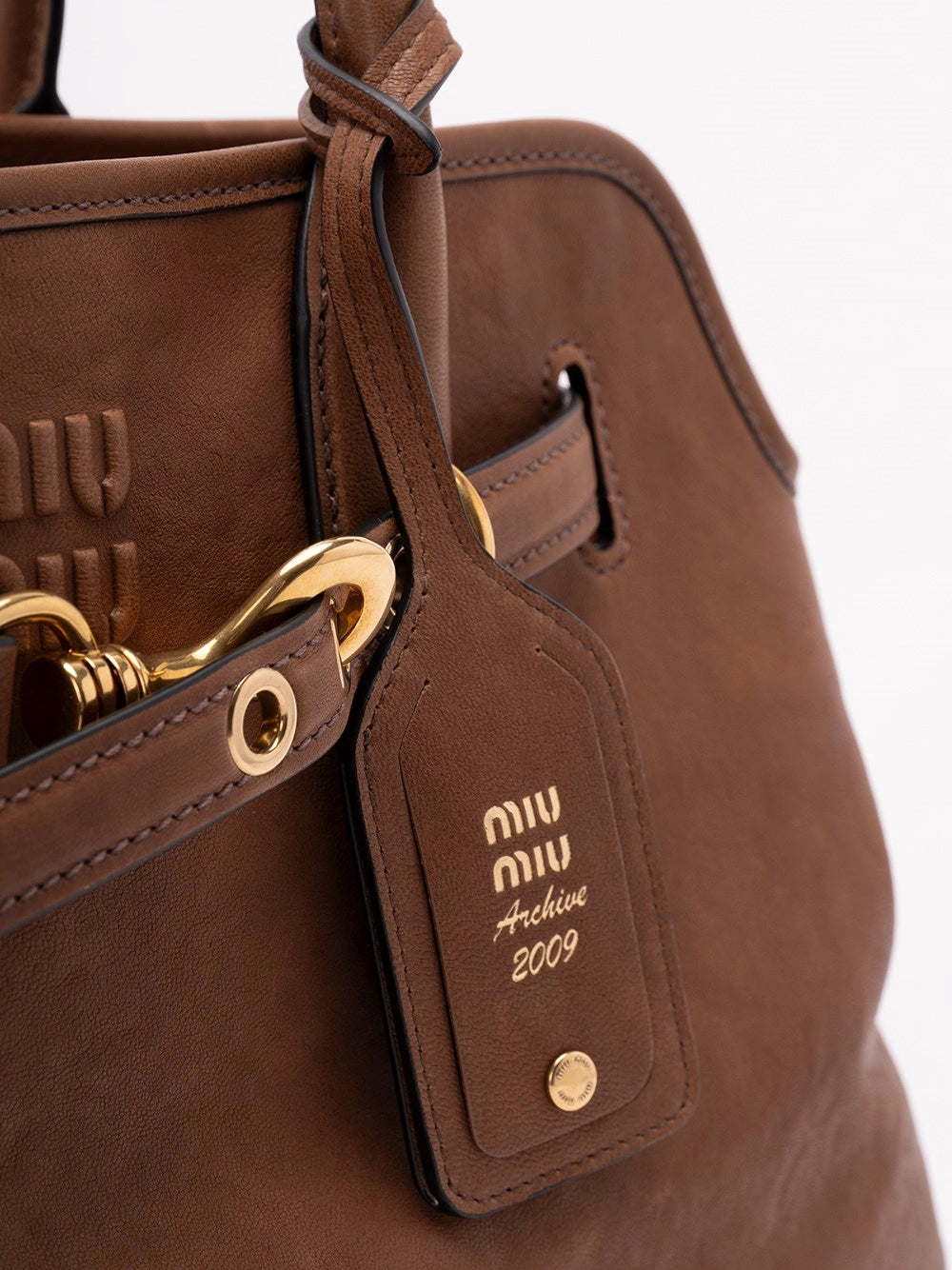 Miu Miu Women `Aventure` Nappa Leather Bag MIU MIU