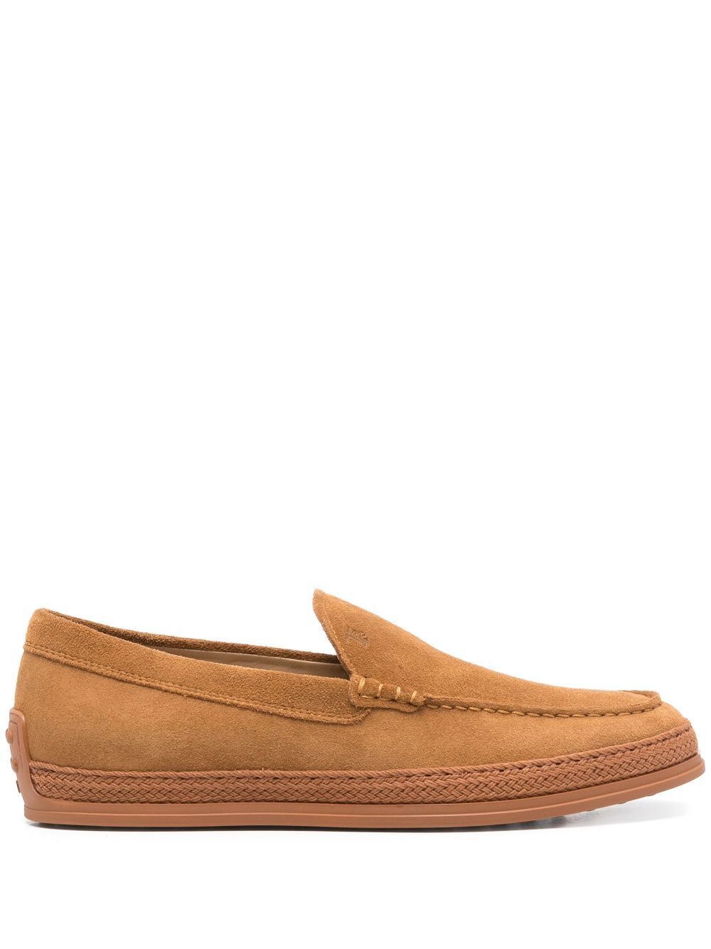Tod's Men Cord Weaving Slip-On Suede Loafers TOD'S