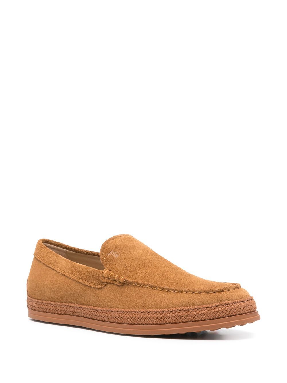 Tod's Men Cord Weaving Slip-On Suede Loafers TOD'S