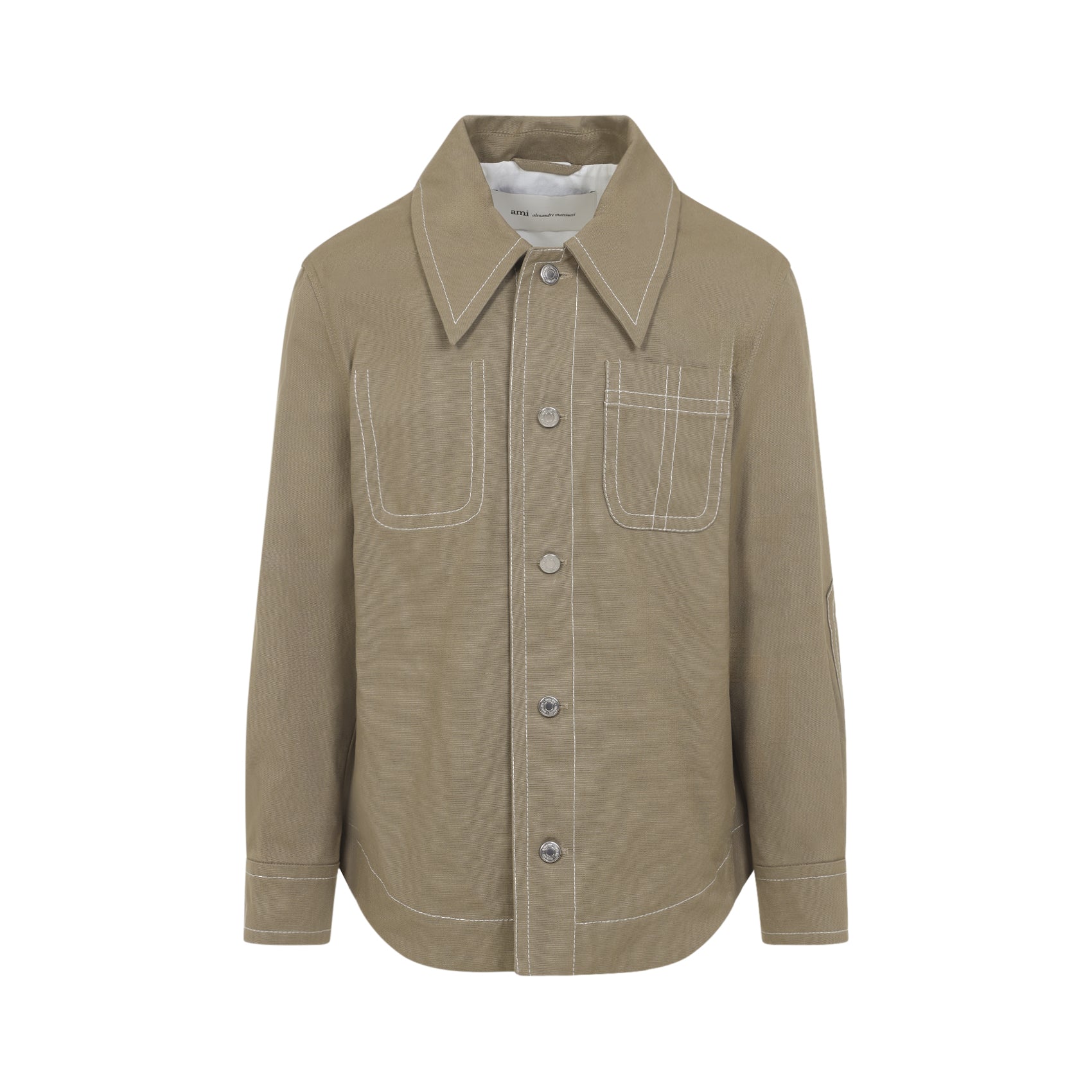 Ami Worker Buttoned Jacket Men AMI PARIS
