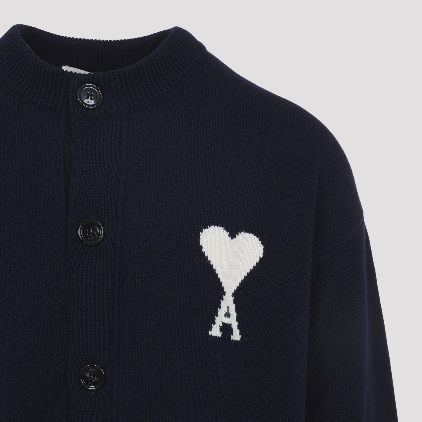 Ami Wool And Cotton Cardigan Men AMI PARIS