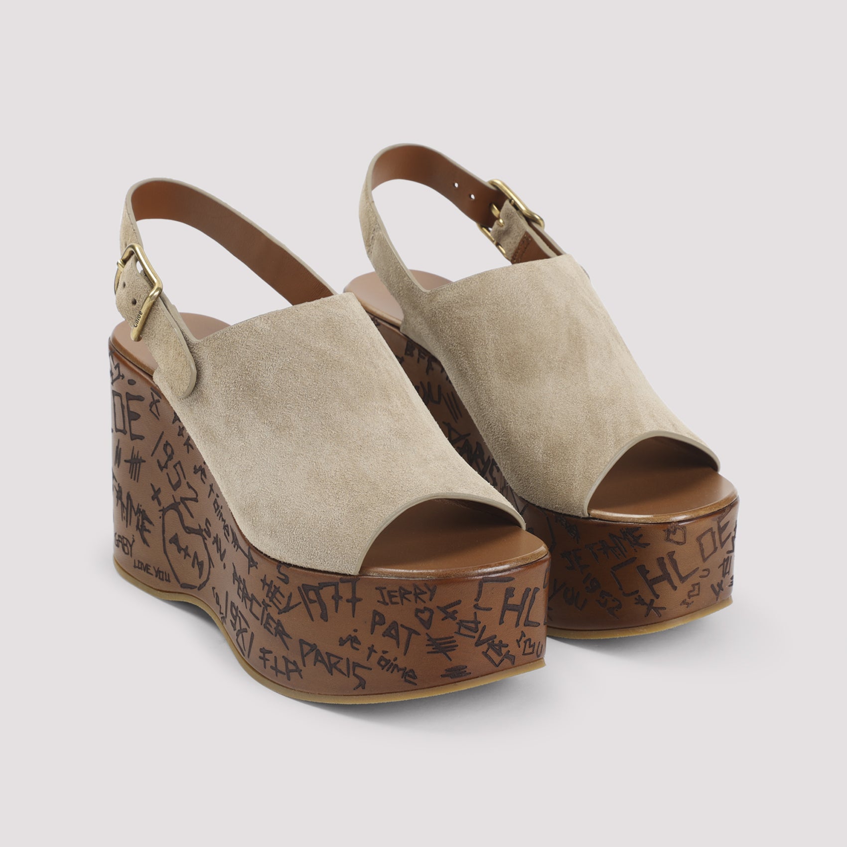 Chloe Maxime Wedges Sandals Women CHLOE