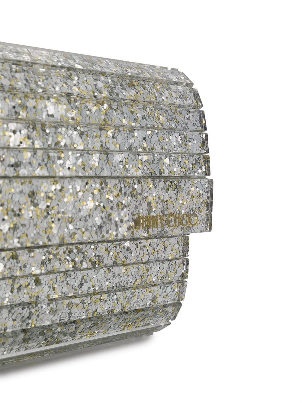 Jimmy Choo Women Sweetie Coarse Glitter Acrylic Clutch Bag JIMMY CHOO