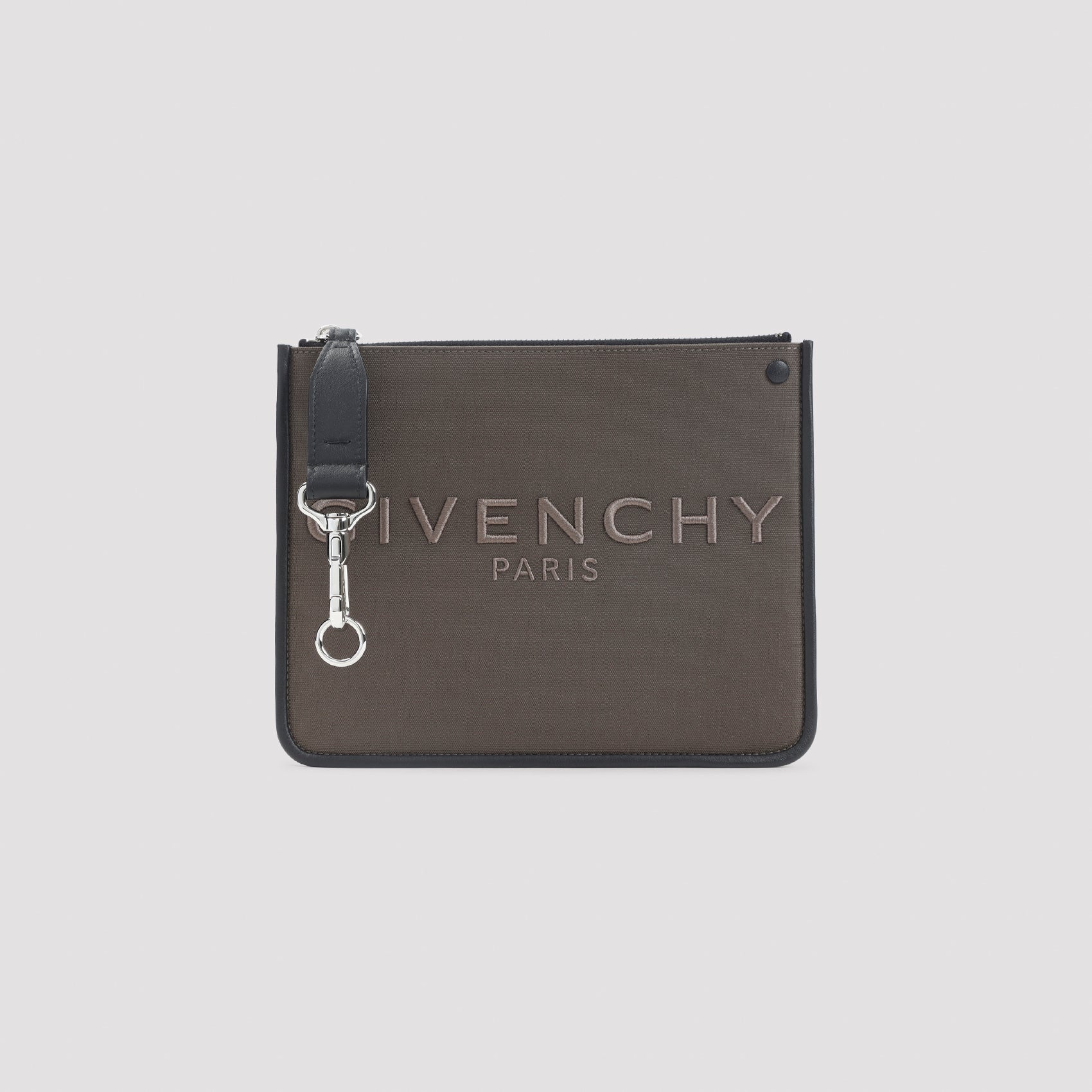 Givenchy Canvas Zipped Pouch Men GIVENCHY