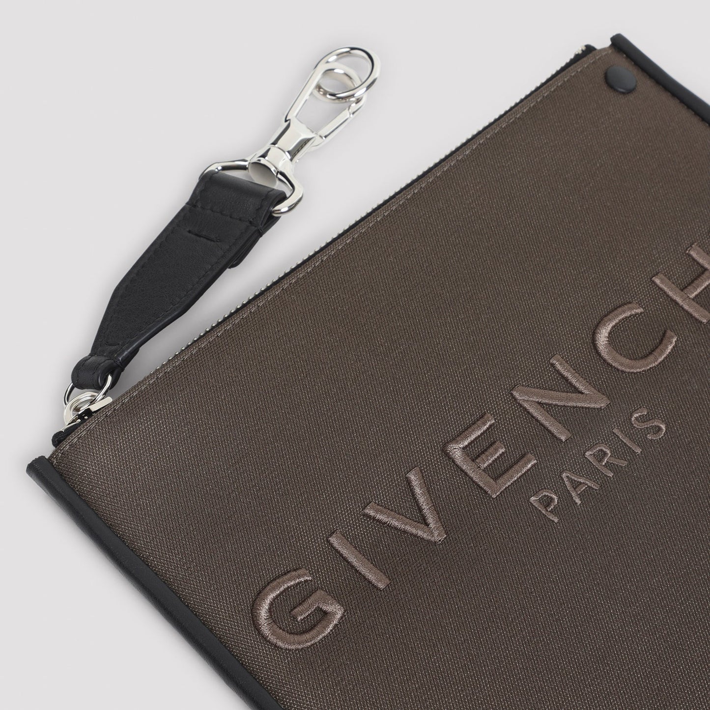 Givenchy Canvas Zipped Pouch Men GIVENCHY