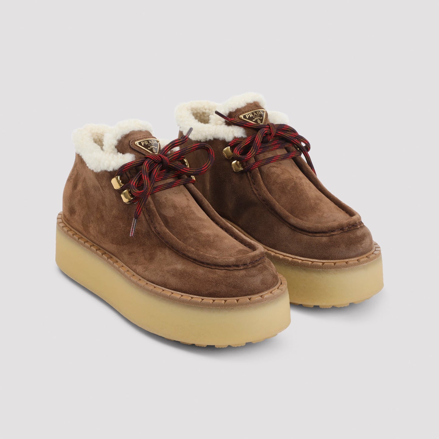 Prada Lace-Up Ankle Boots Women PRADA