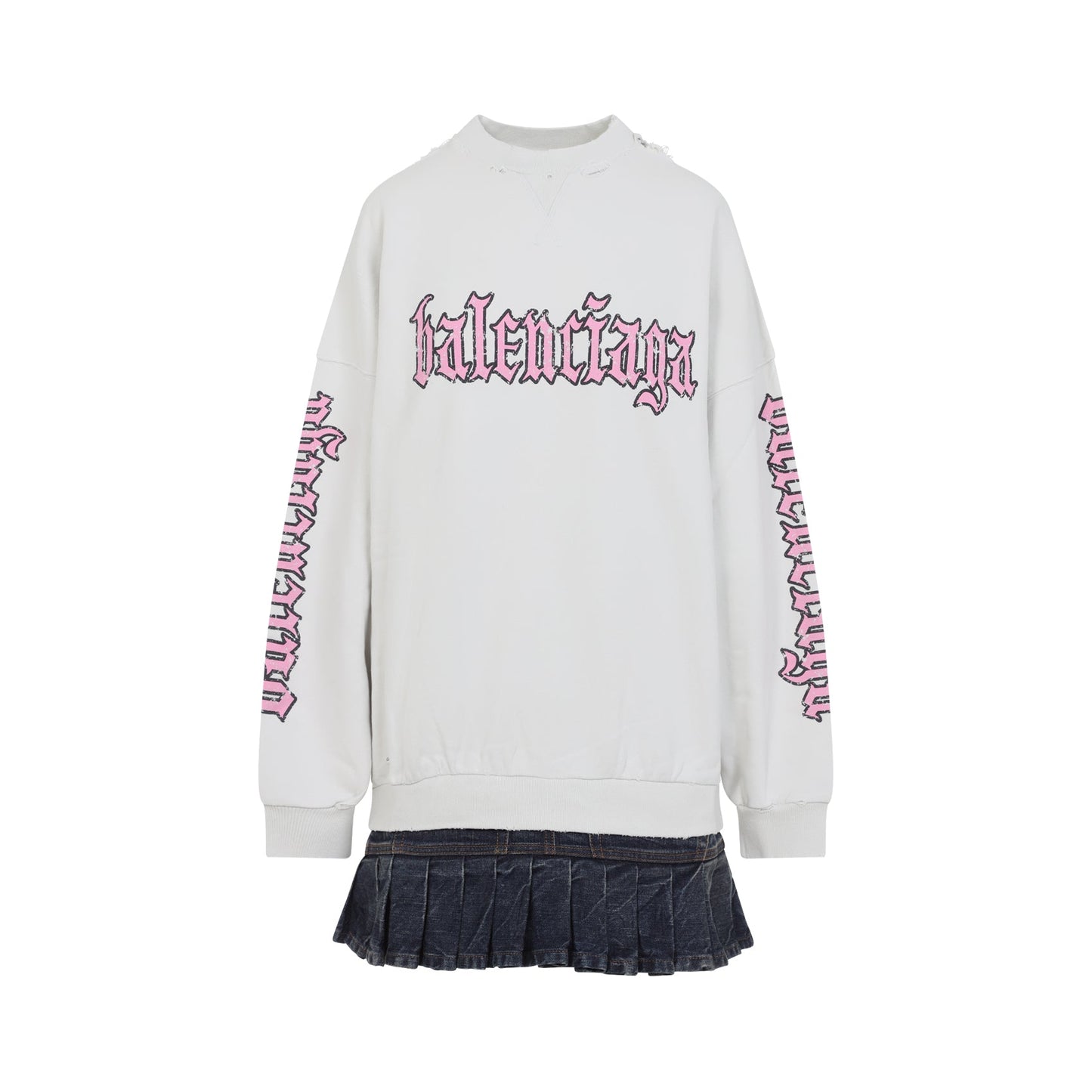 Balenciaga Hybrid Mini Dress Women BALENCIAGA