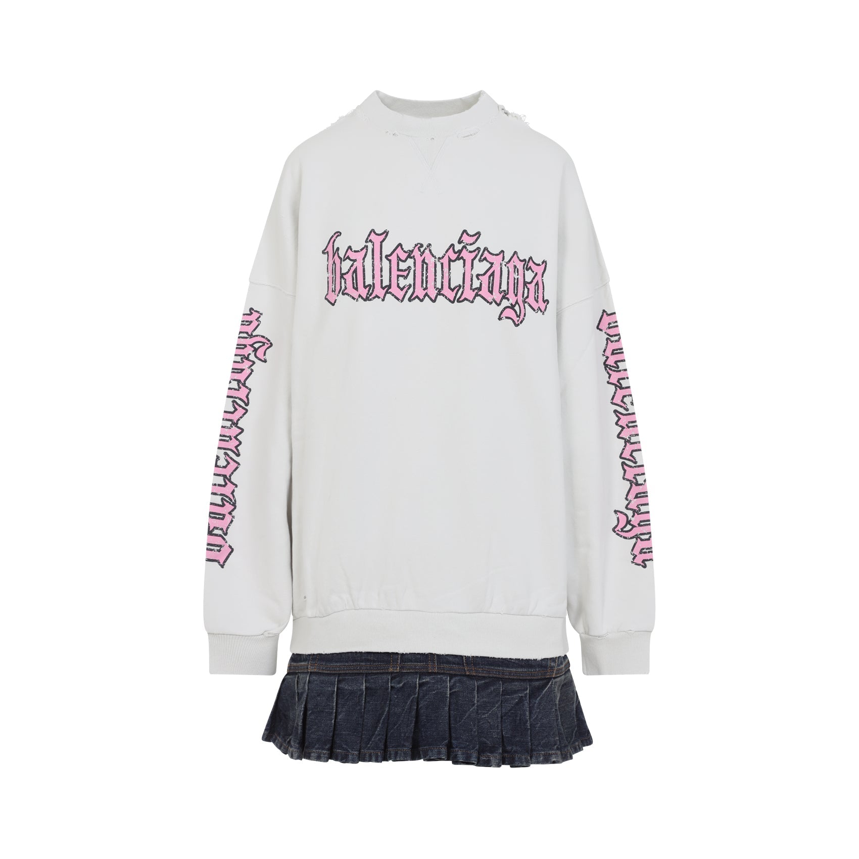 Balenciaga Hybrid Mini Dress Women BALENCIAGA