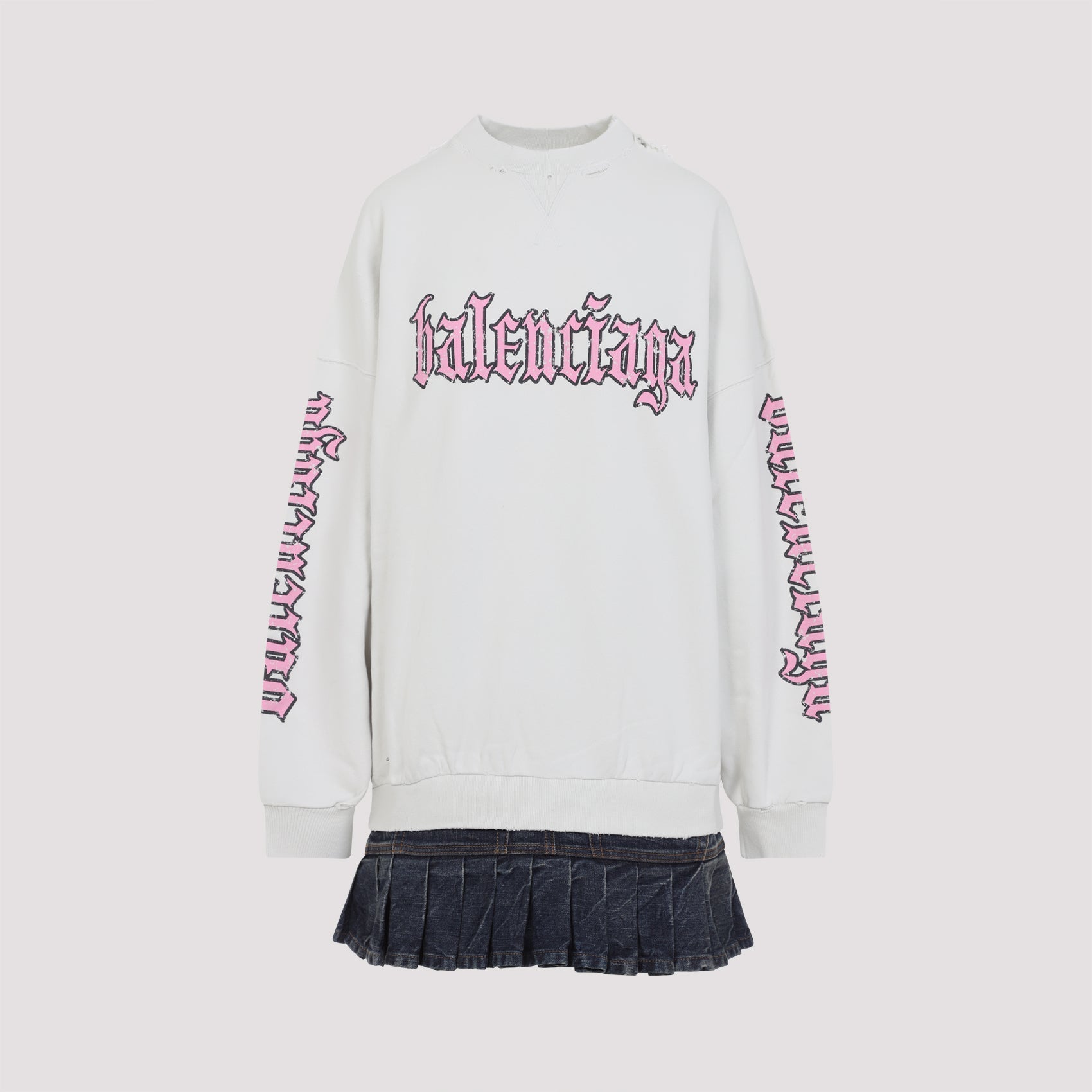 Balenciaga Hybrid Mini Dress Women BALENCIAGA