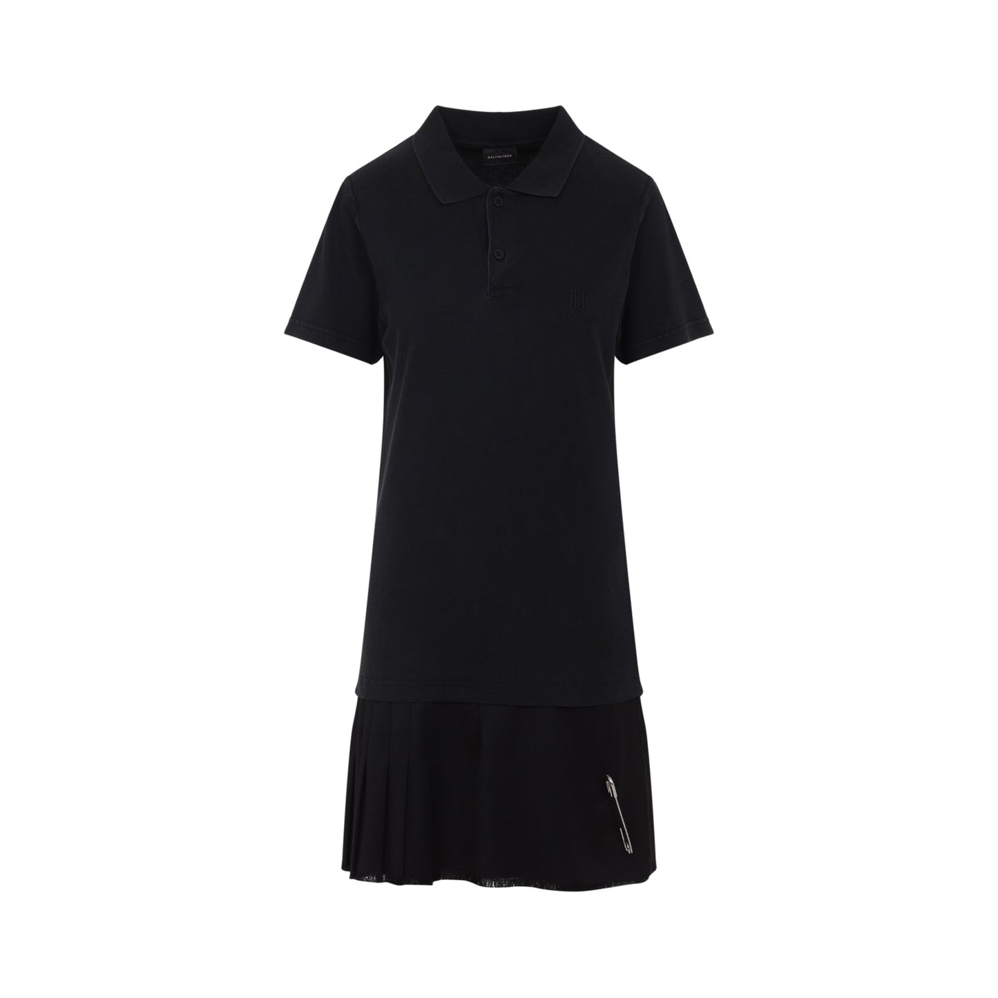 Balenciaga Layered Polo Mini Dress Women BALENCIAGA