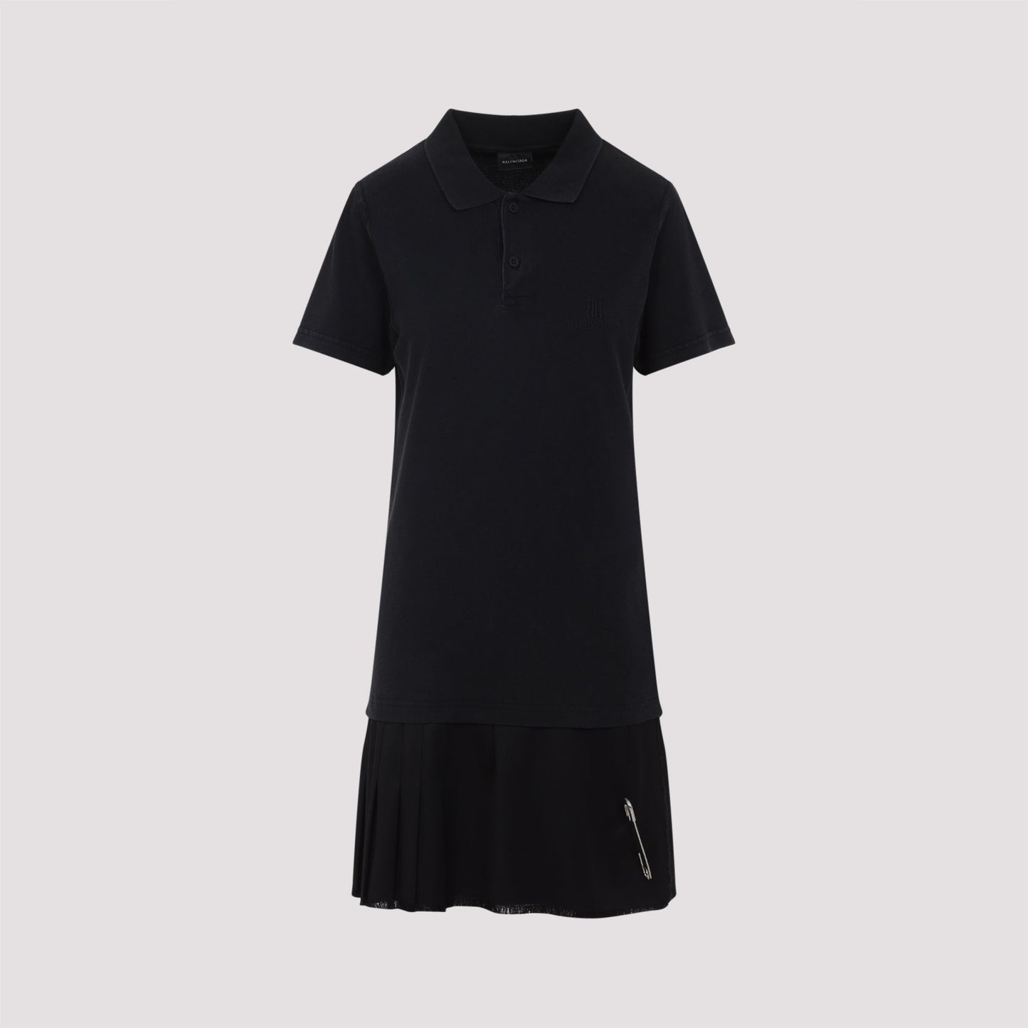 Balenciaga Layered Polo Mini Dress Women BALENCIAGA