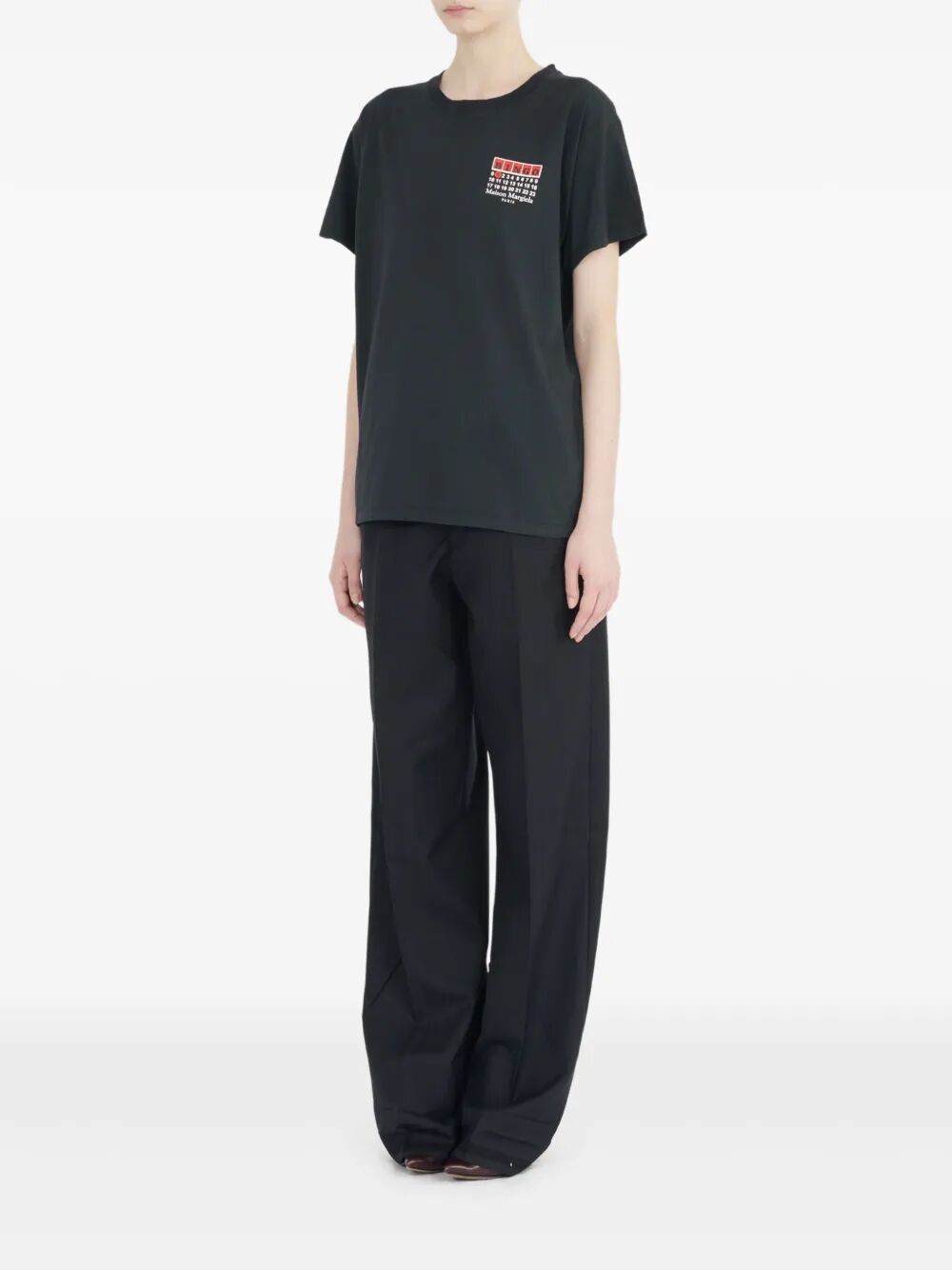 Maison Margiela Women Bingo-Print Cotton T-Shirt MAISON MARGIELA