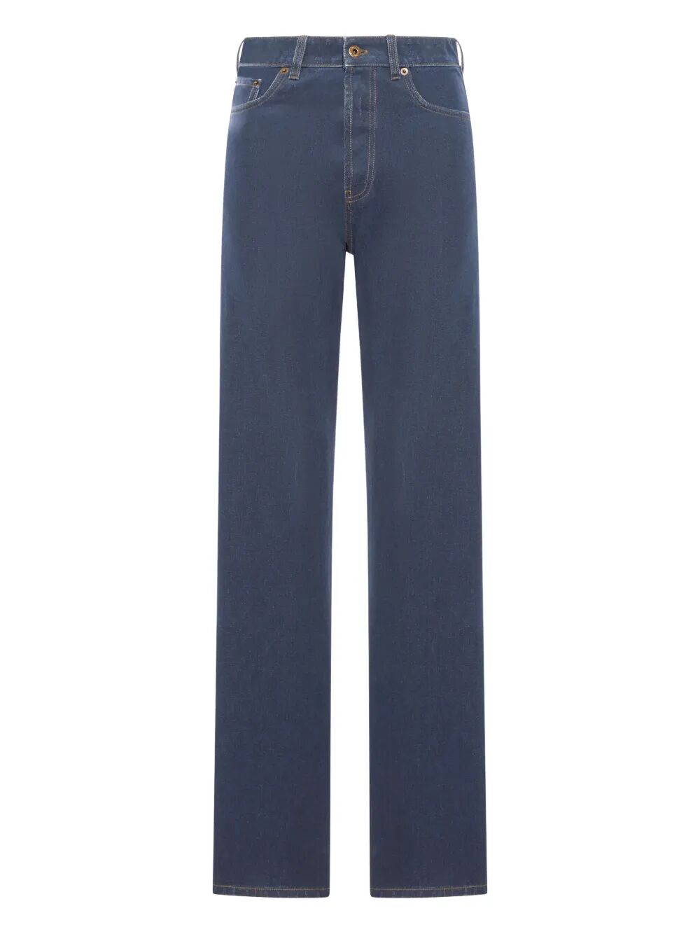 Miu Miu Women Embroidered-Logo Flock Jeans MIU MIU