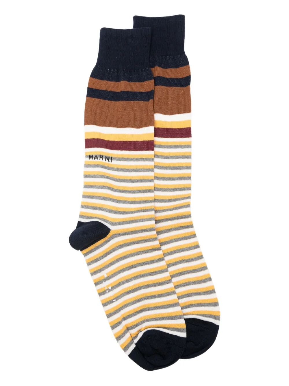 Marni Women Mixed Stripes Cotton Socks MARNI