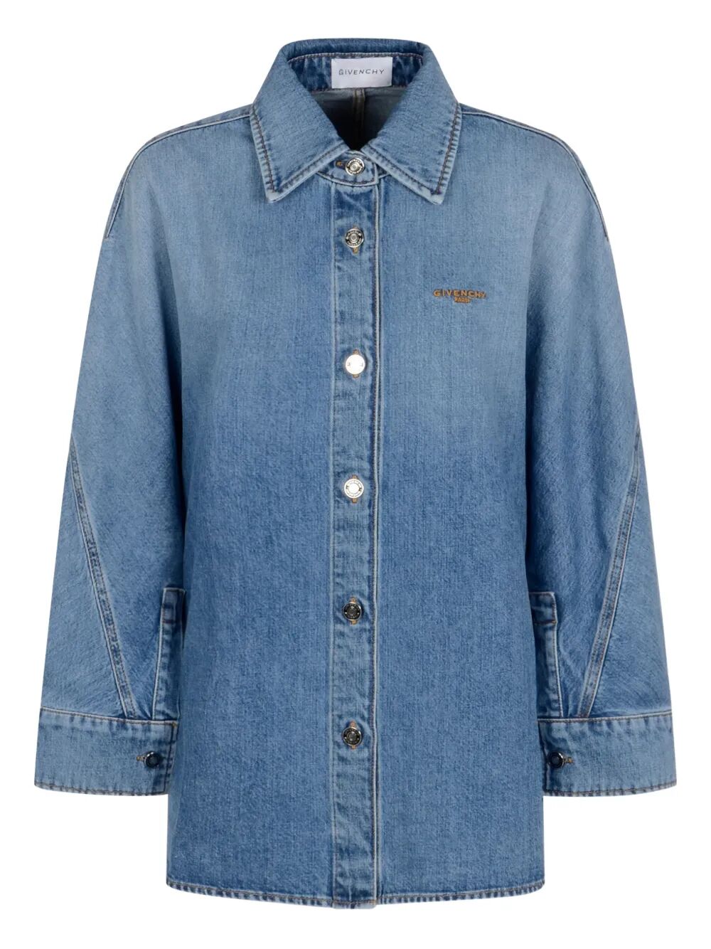Givenchy Women Cocoon Denim Shirt GIVENCHY