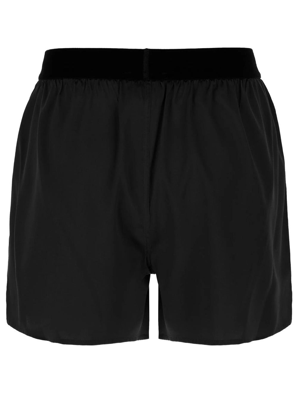 Tom Ford Women Logo-Waistband Silk Shorts