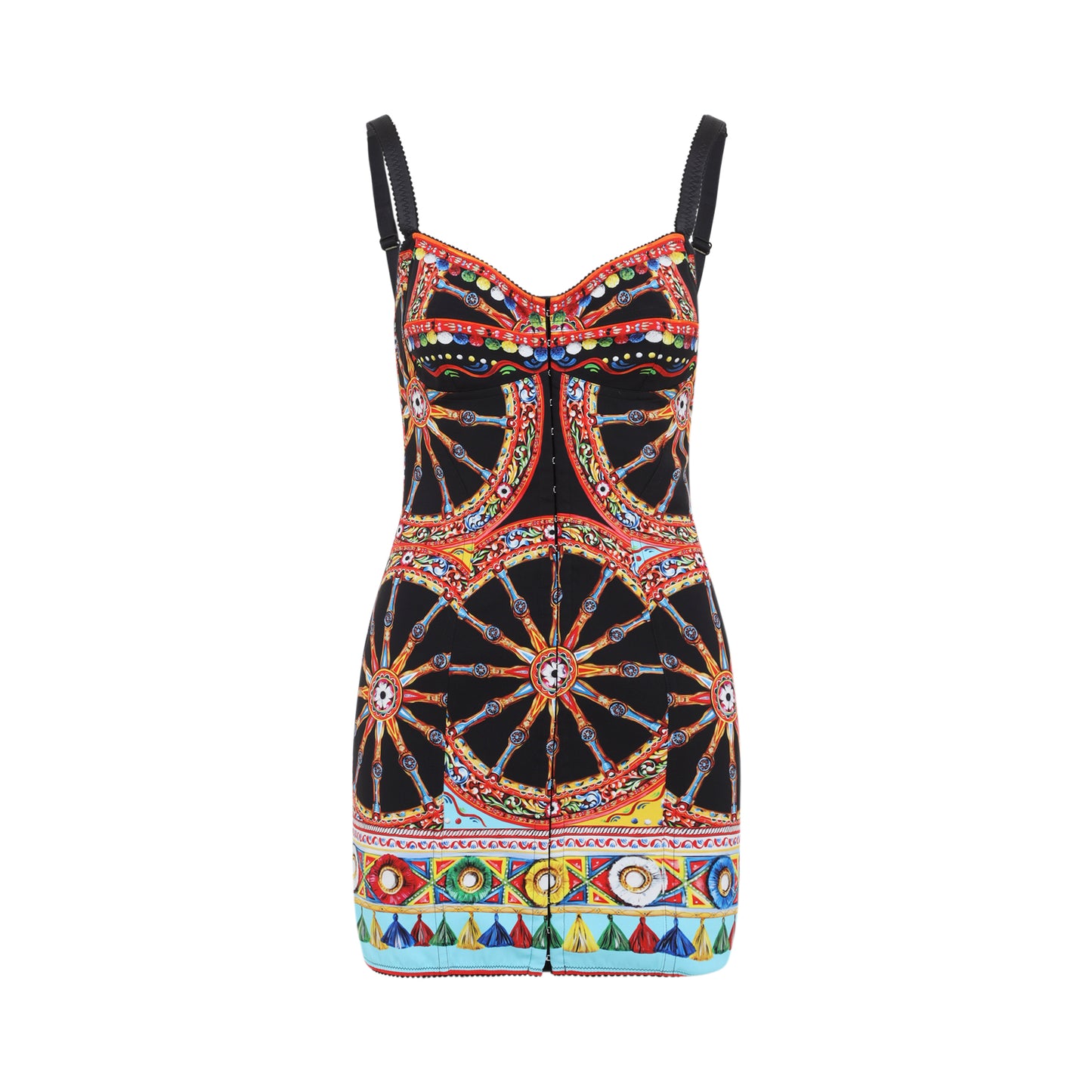 Dolce & Gabbana Charmeuse Carretto Mini Dress Women DOLCE & GABBANA