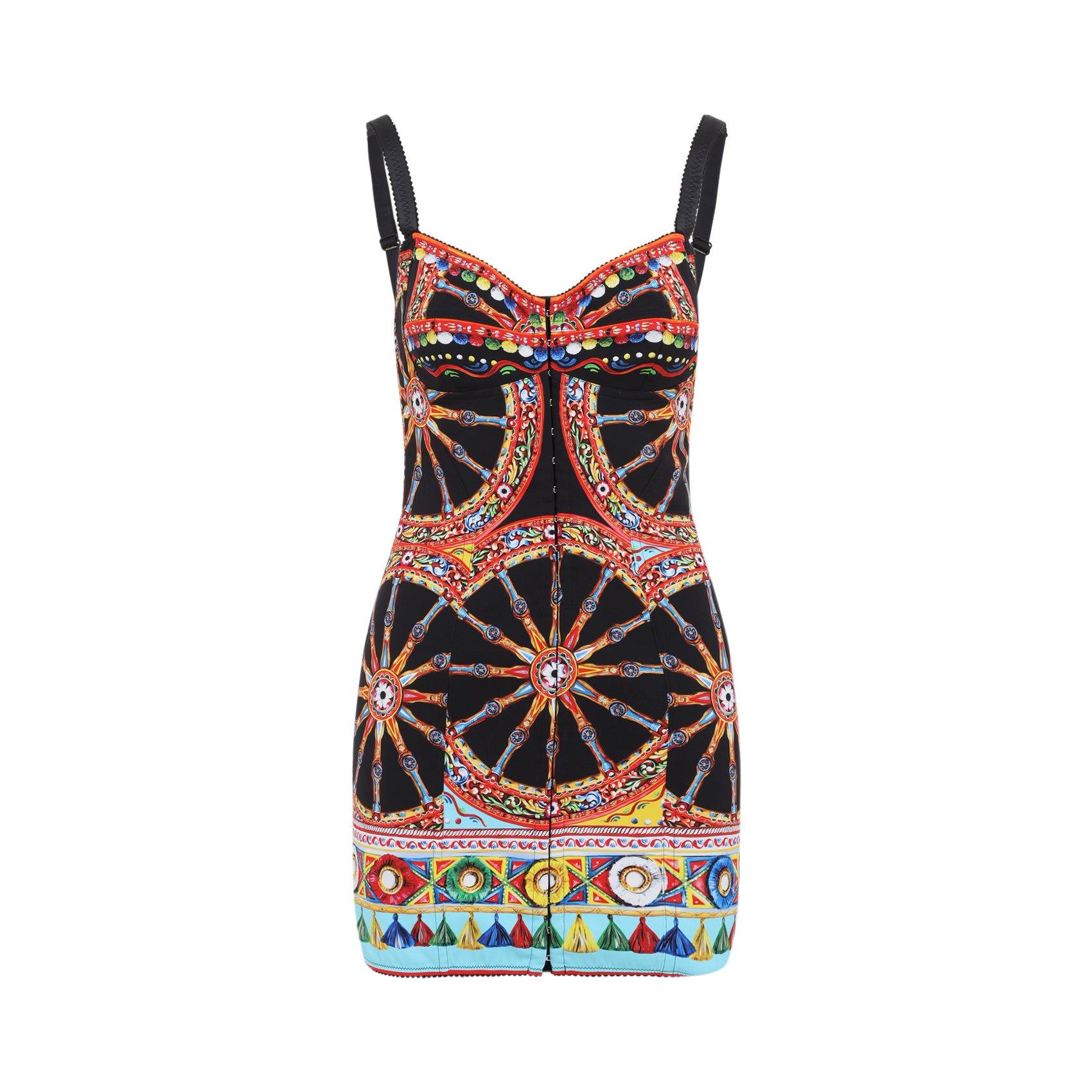 Dolce & Gabbana Charmeuse Carretto Mini Dress Women DOLCE & GABBANA