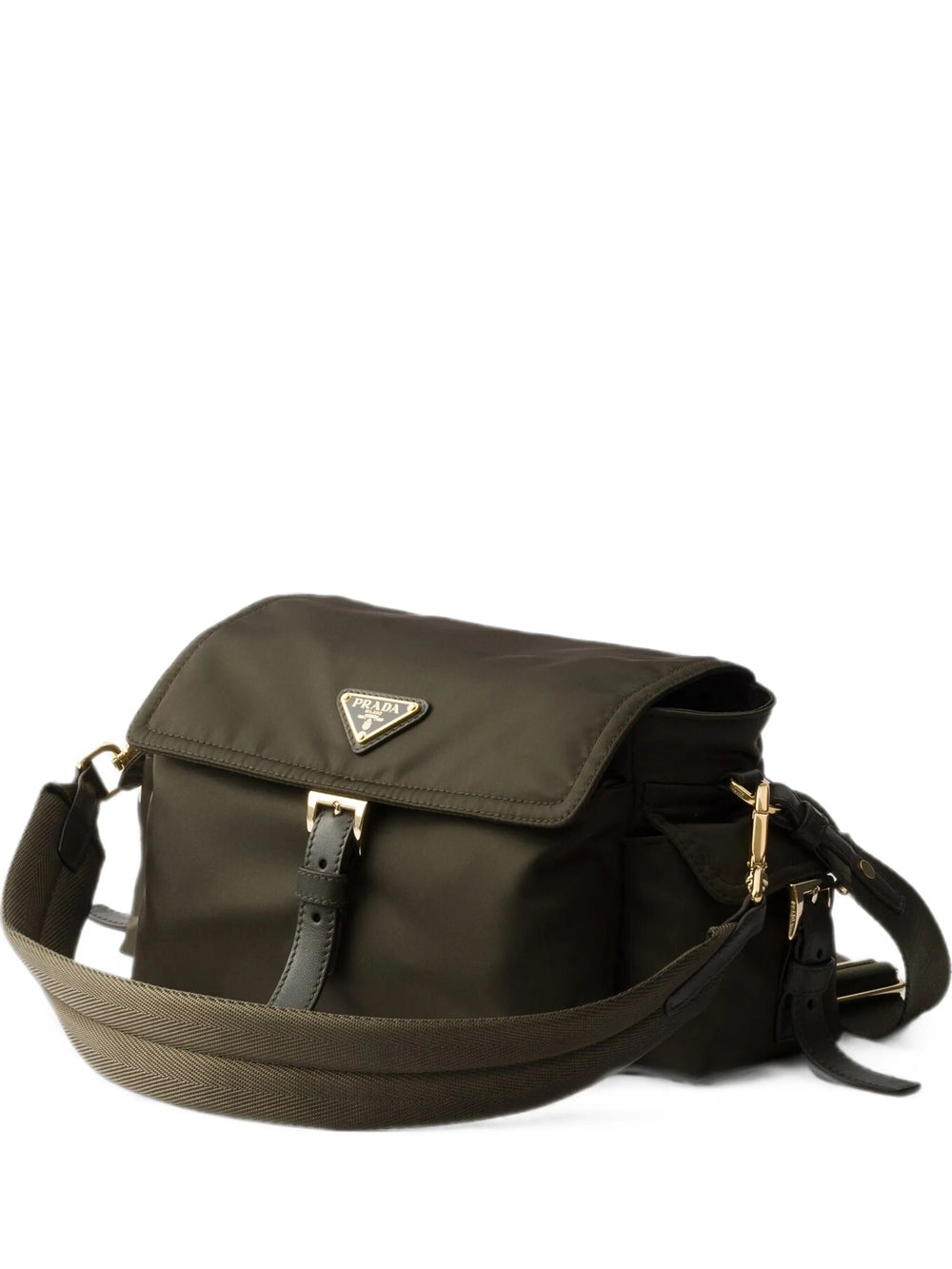 Prada Women Prada Explore Medium Re-Nylon Shoulder Bag With Flap PRADA