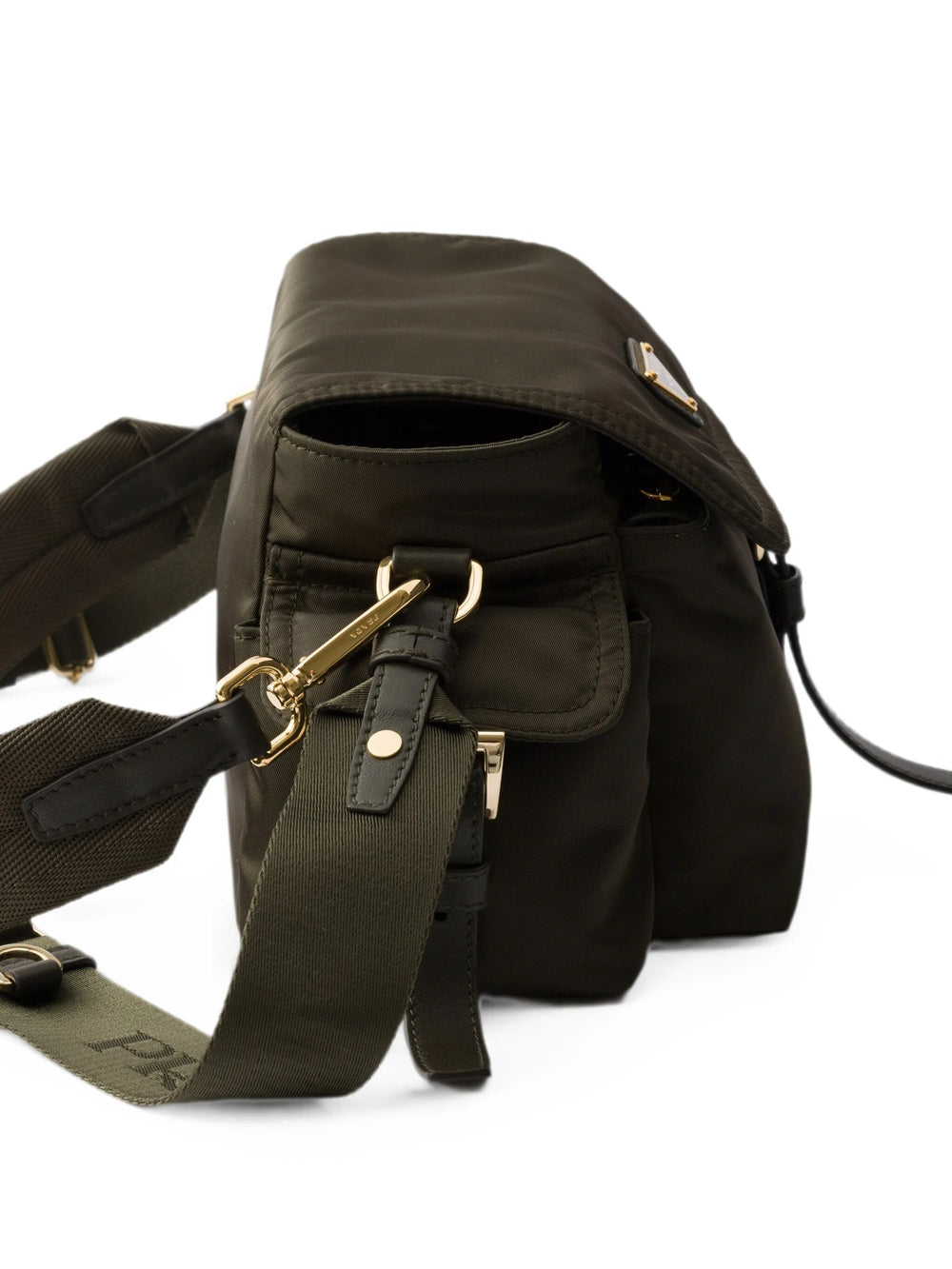 Prada Women Prada Explore Medium Re-Nylon Shoulder Bag With Flap PRADA
