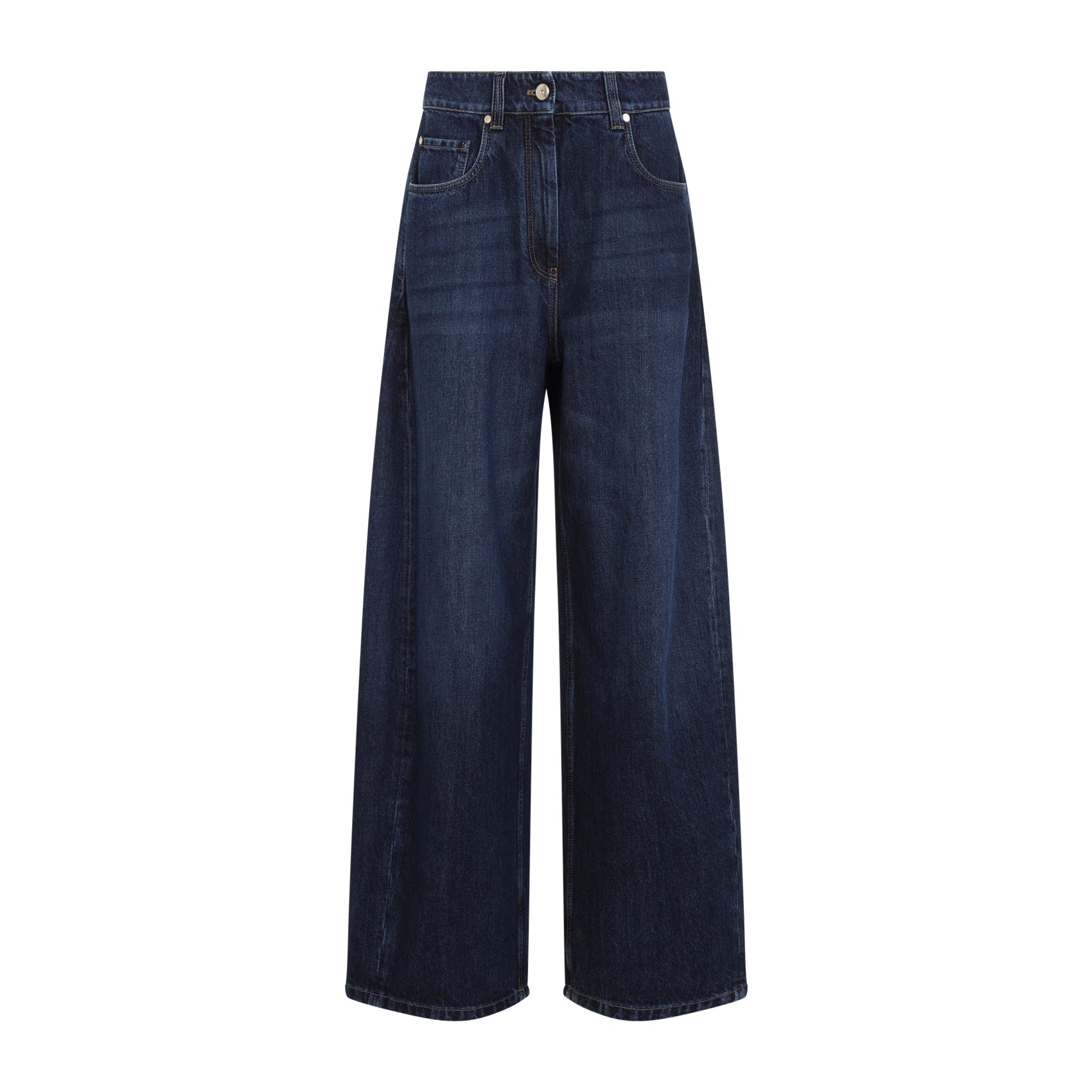 Brunello Cucinelli Barrel Denim Jeans Women BRUNELLO CUCINELLI