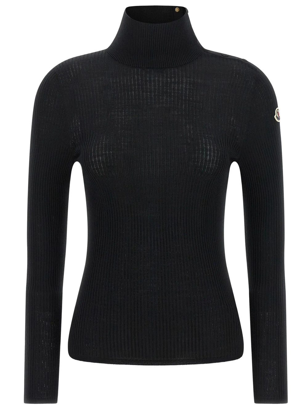 Moncler Women Maglione In Lana Lavorata A Trama MONCLER