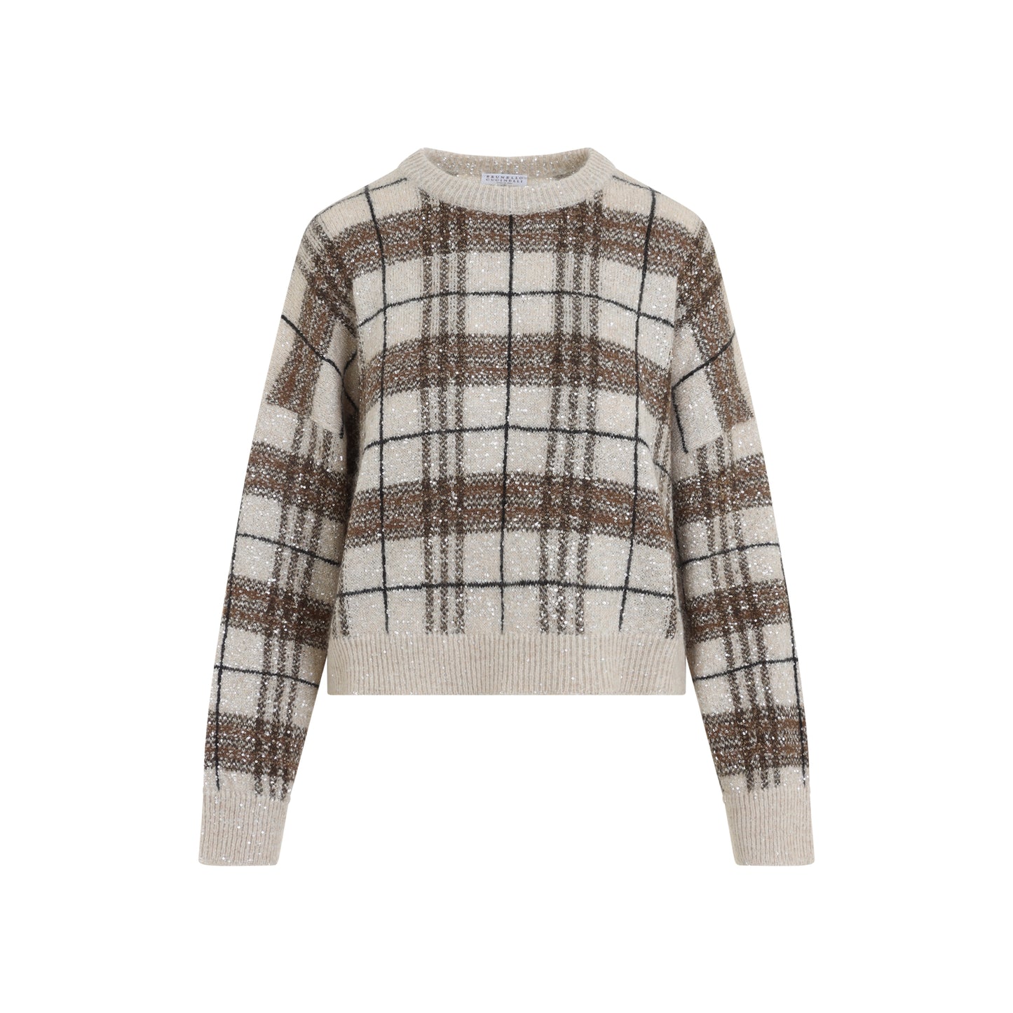 Brunello Cucinelli Check Sweater Women BRUNELLO CUCINELLI