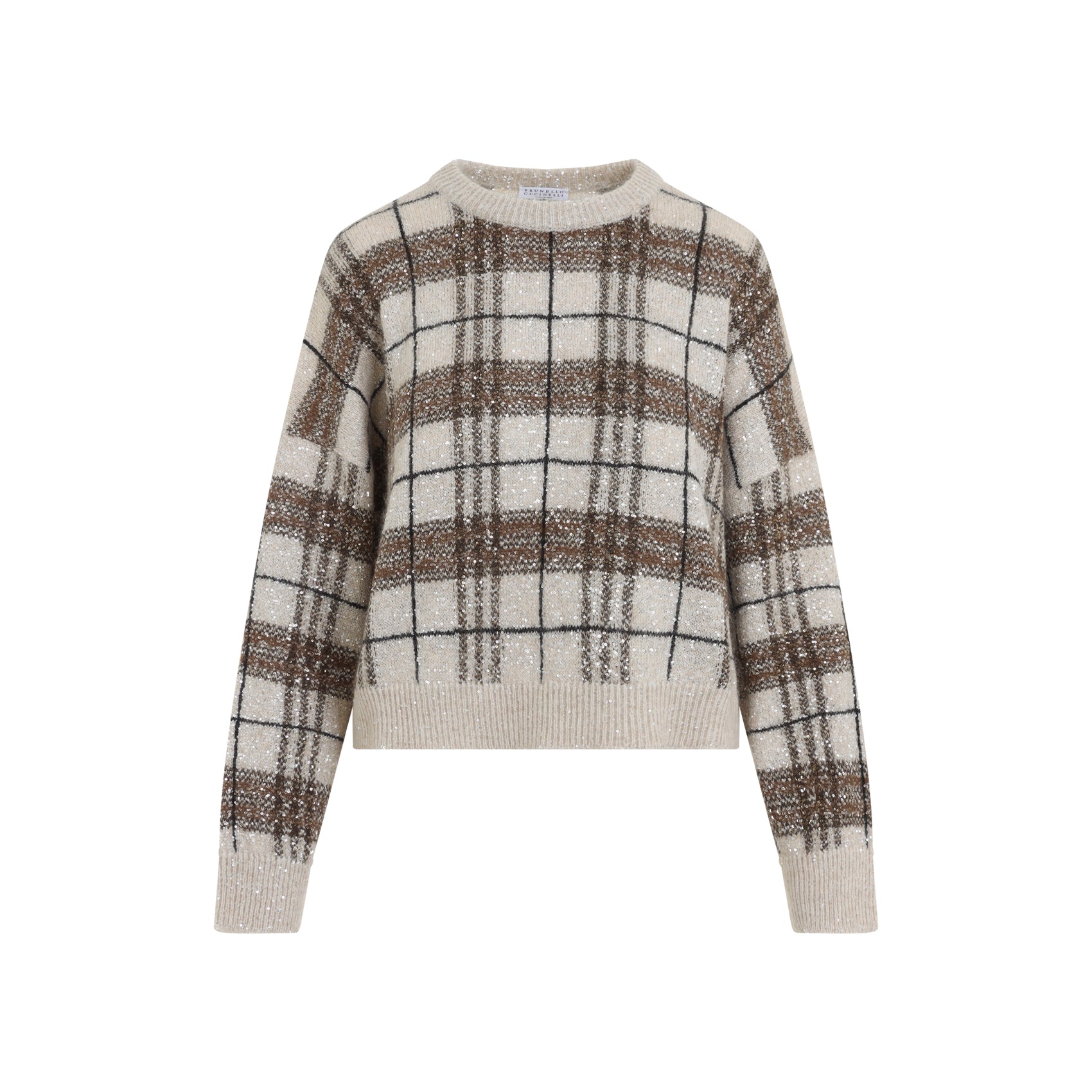 Brunello Cucinelli Check Sweater Women BRUNELLO CUCINELLI