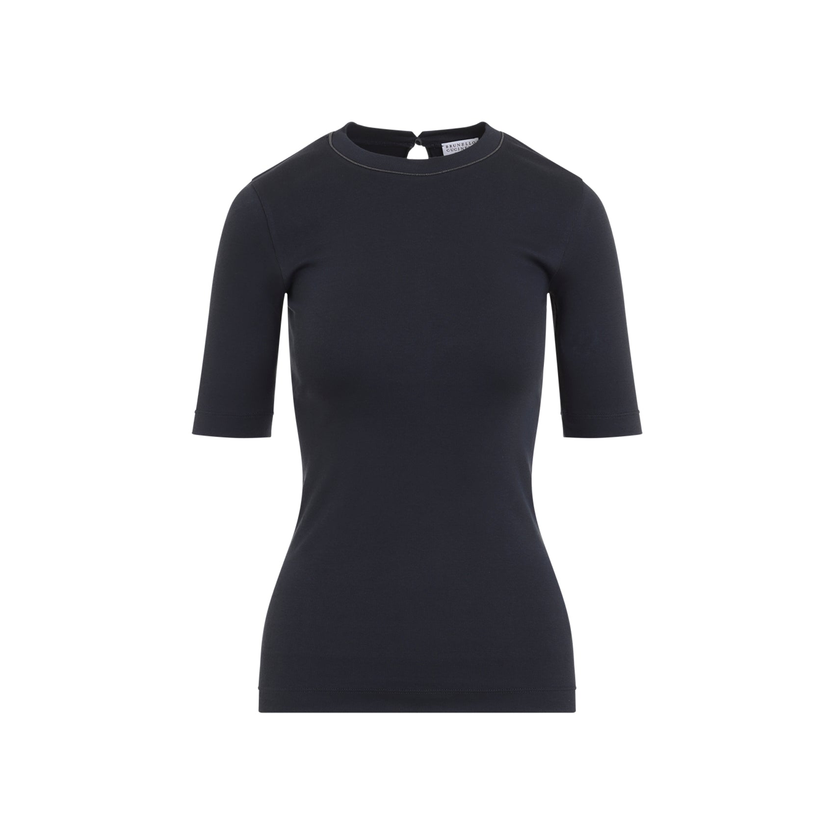 Brunello Cucinelli Rib T-Shirt Women BRUNELLO CUCINELLI