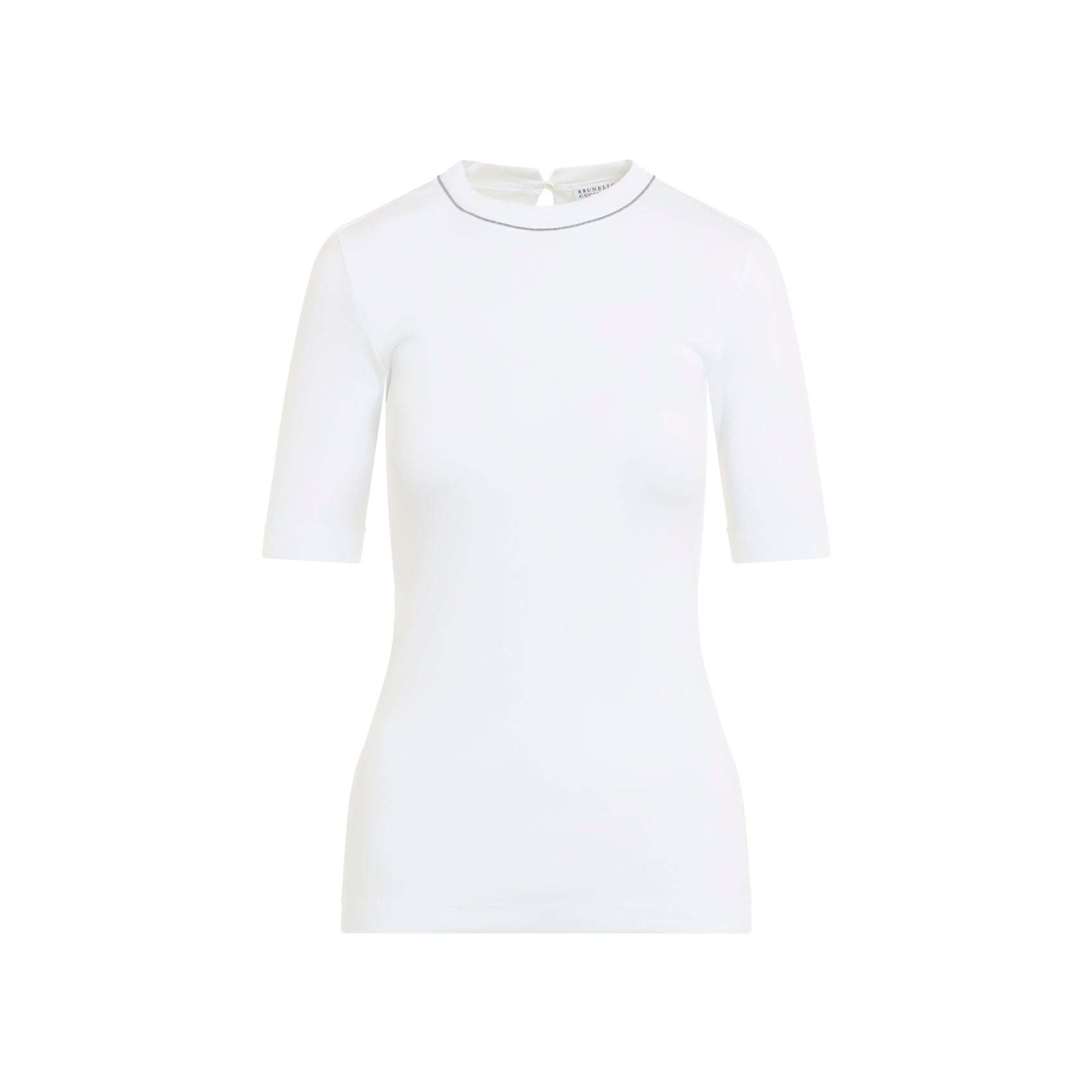 Brunello Cucinelli Rib T-Shirt Women BRUNELLO CUCINELLI
