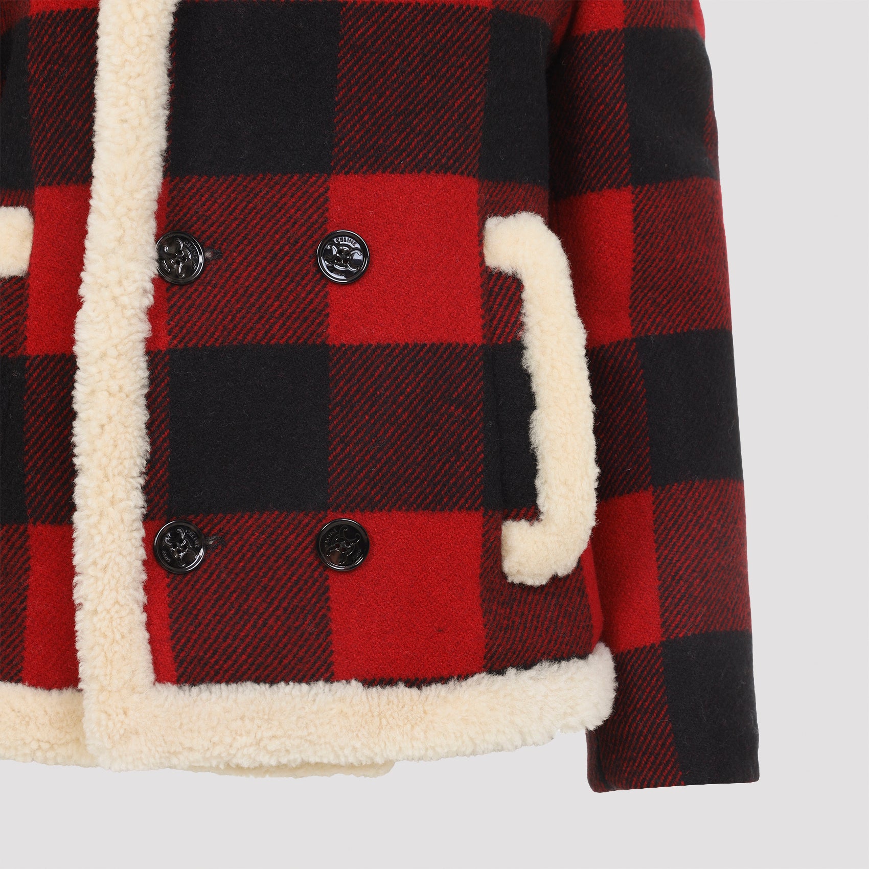 Celine Caban Shearling Jacket Women CELINE