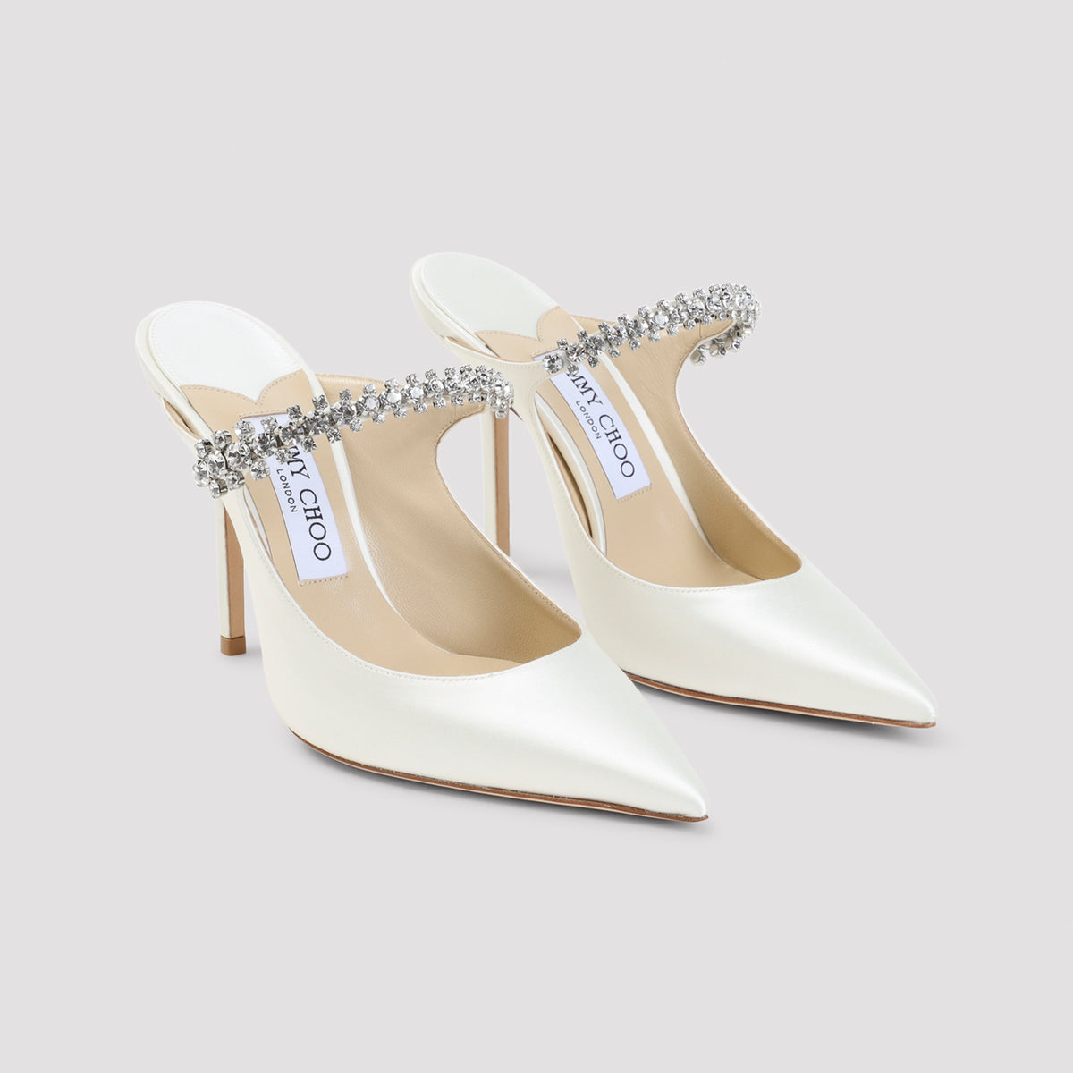 Jimmy Choo Bing Satin 100 Mules Women JIMMY CHOO