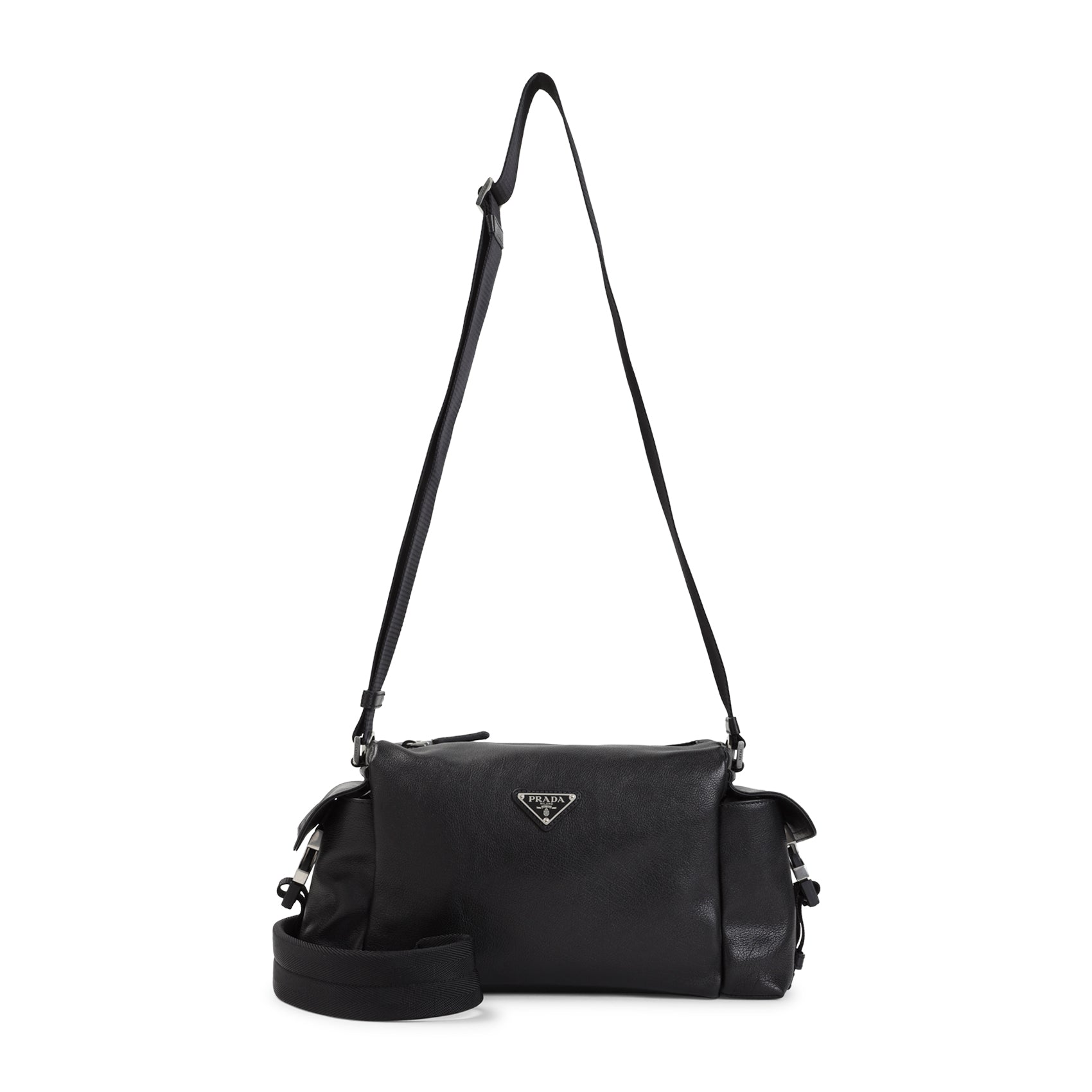 Prada Leather Bandoliera Bag Unisex PRADA