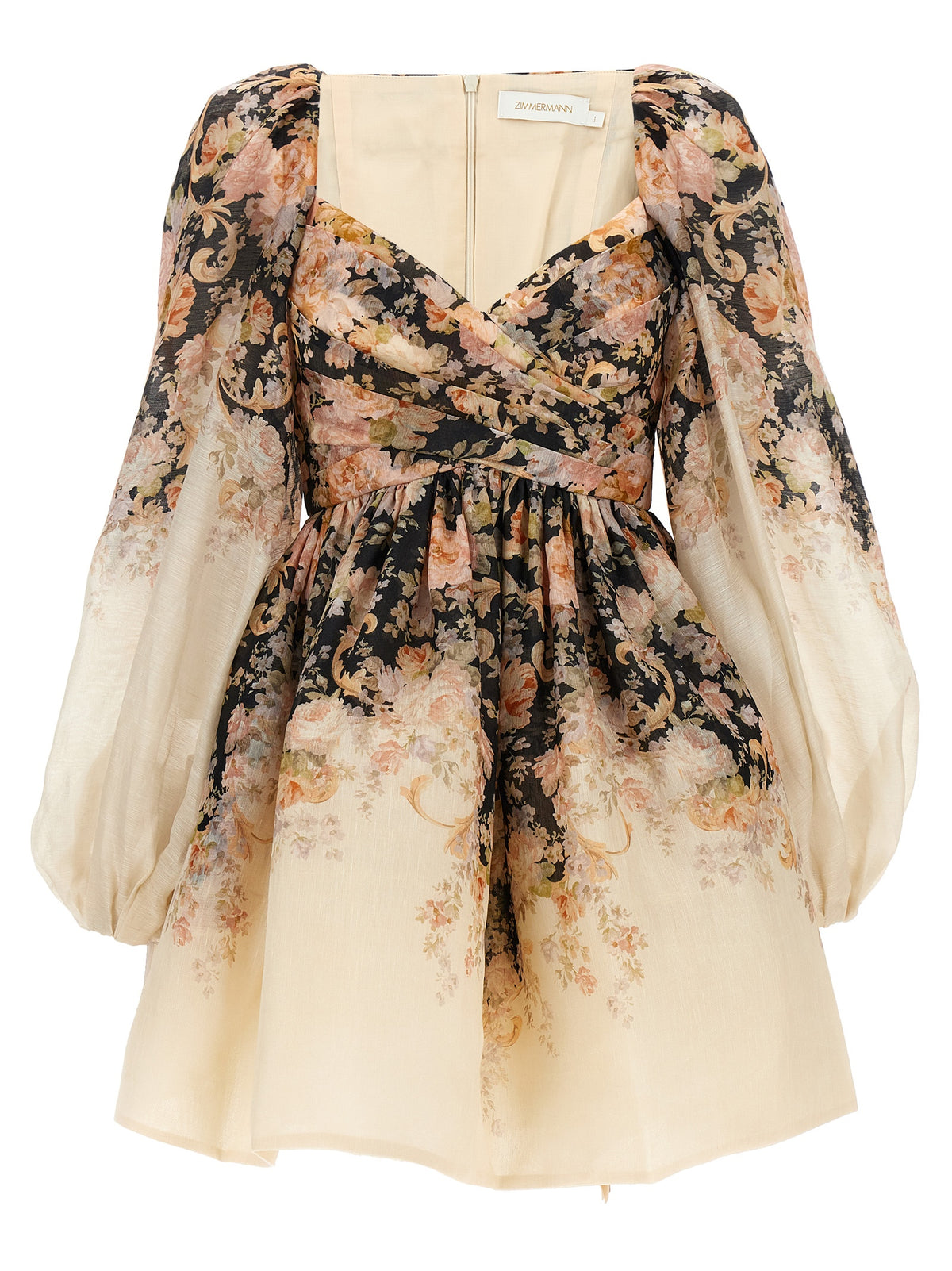 Zimmermann Women 'Illustration Draped Mini' Dress ZIMMERMANN