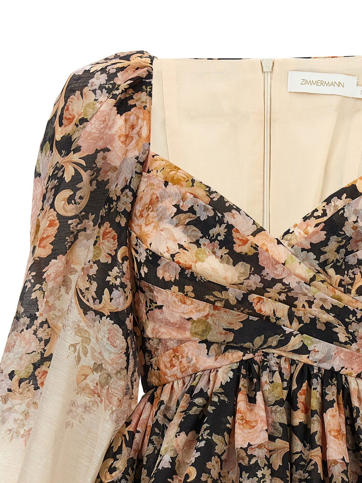 Zimmermann Women 'Illustration Draped Mini' Dress ZIMMERMANN