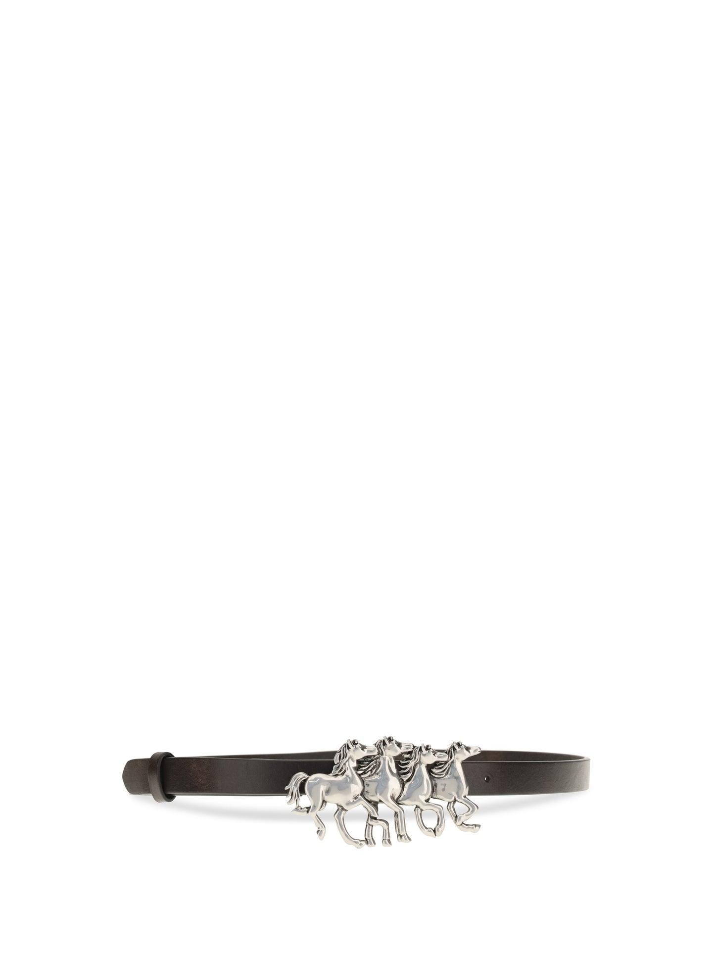 Chloé Women Running Horses Leather Belt CHLOE